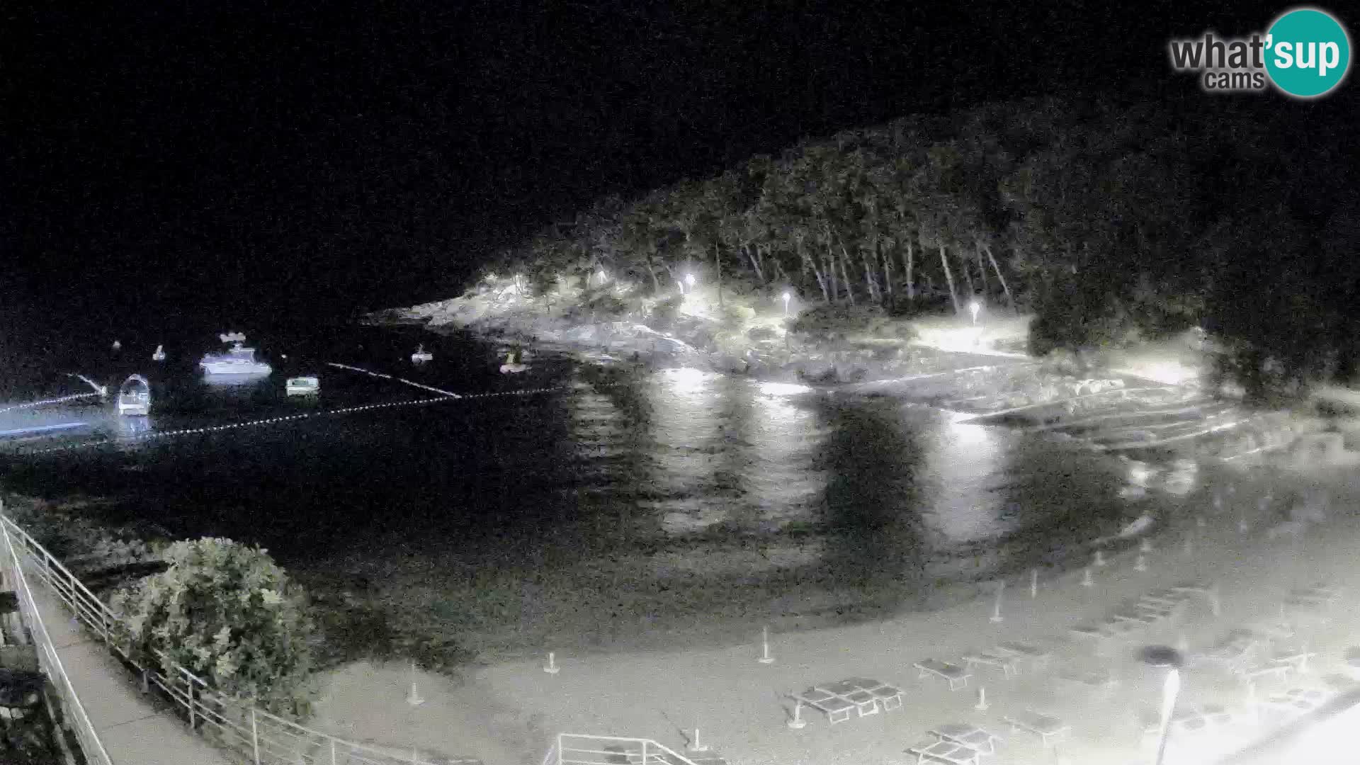 Webcam Mali Lošinj – playa Sunčana uvala – Veli Žal