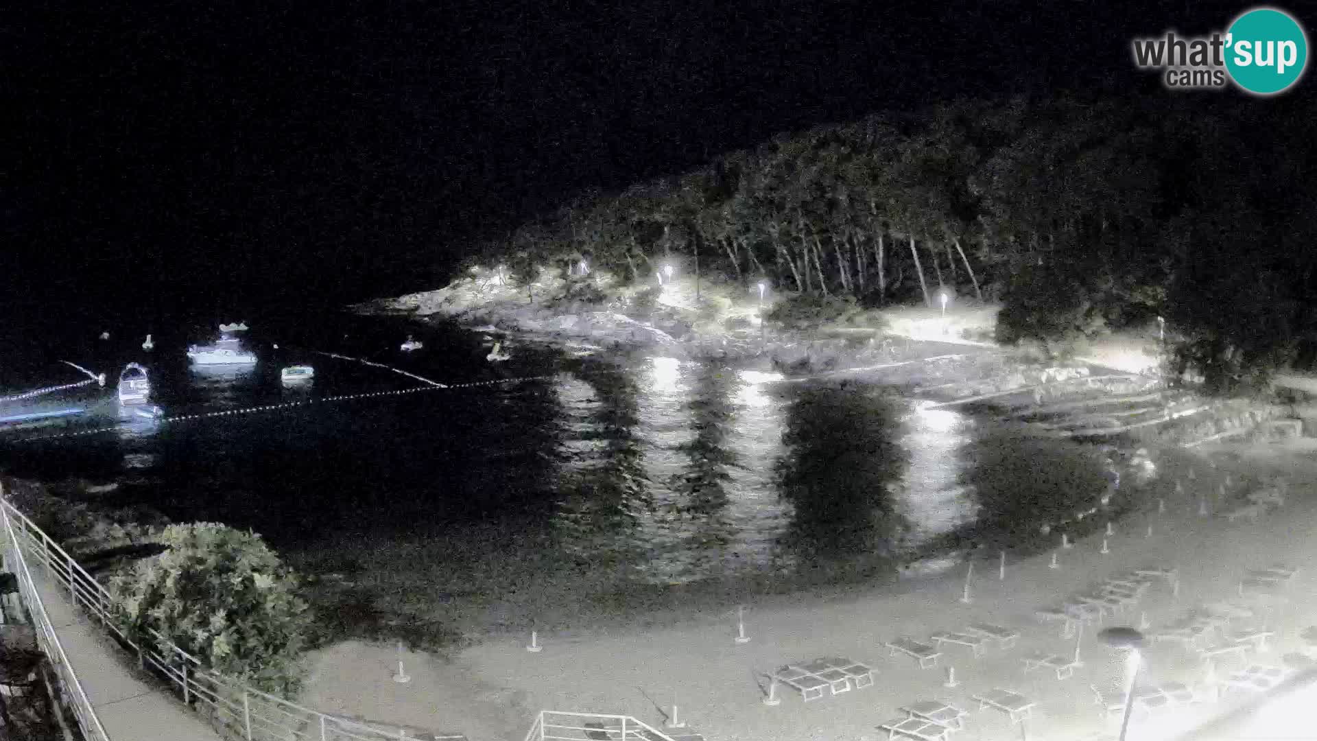 Webcam Mali Lošinj – plage Sunčana uvala – Veli Žal