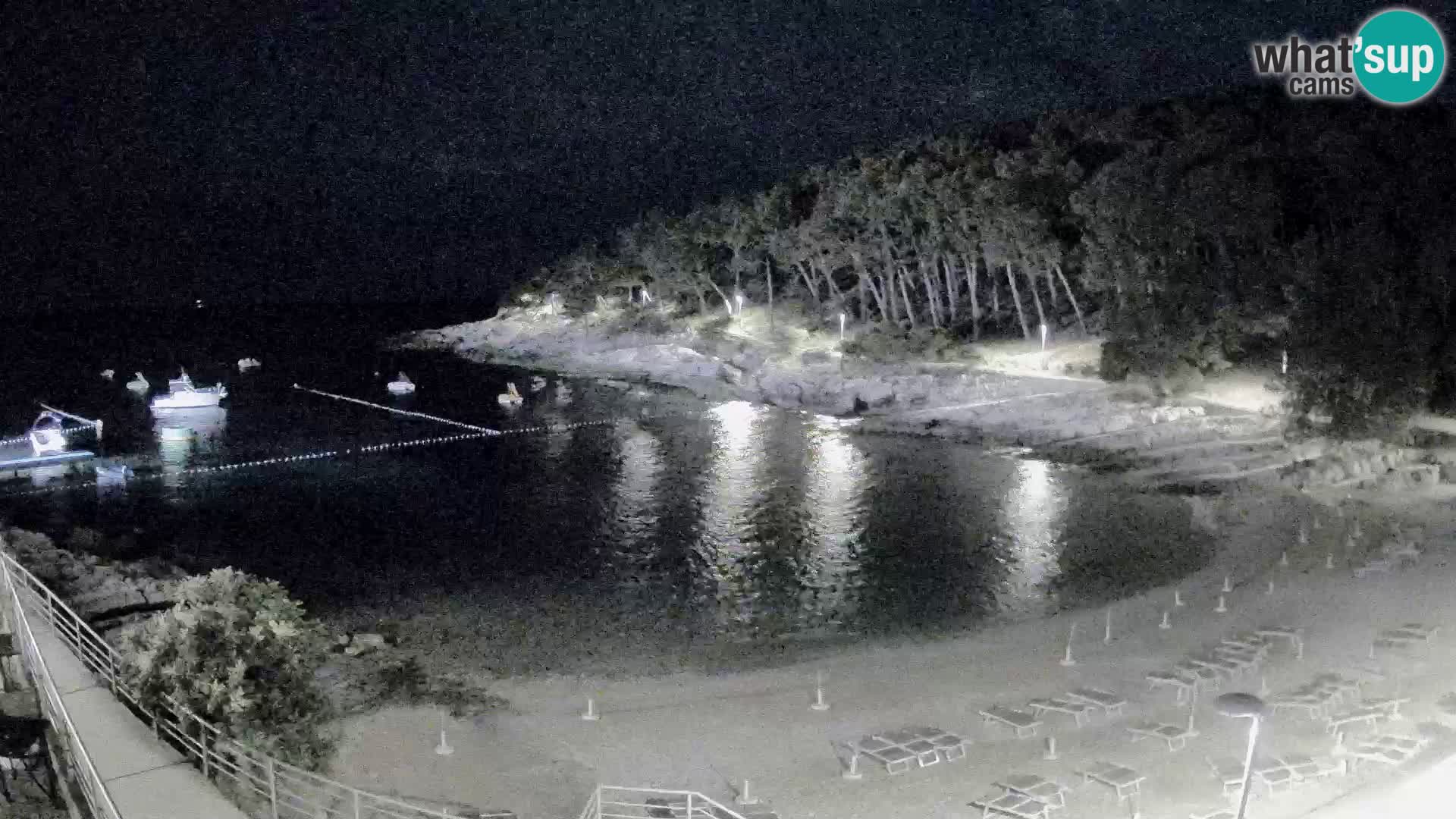 Webcam Mali Lošinj – plage Sunčana uvala – Veli Žal