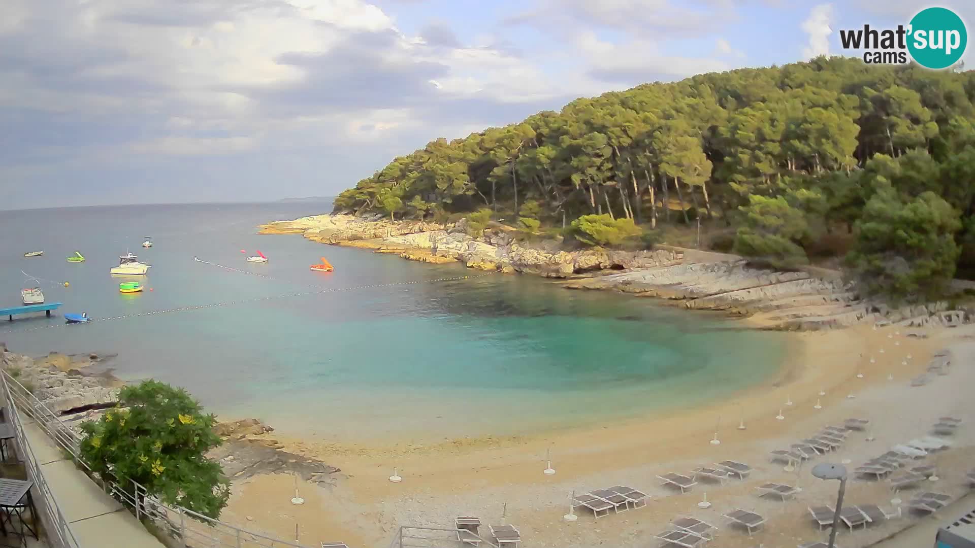 Webcam Mali Lošinj – playa Sunčana uvala – Veli Žal