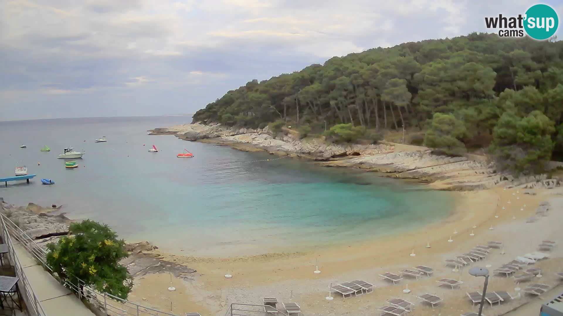 Webcam Mali Lošinj – playa Sunčana uvala – Veli Žal