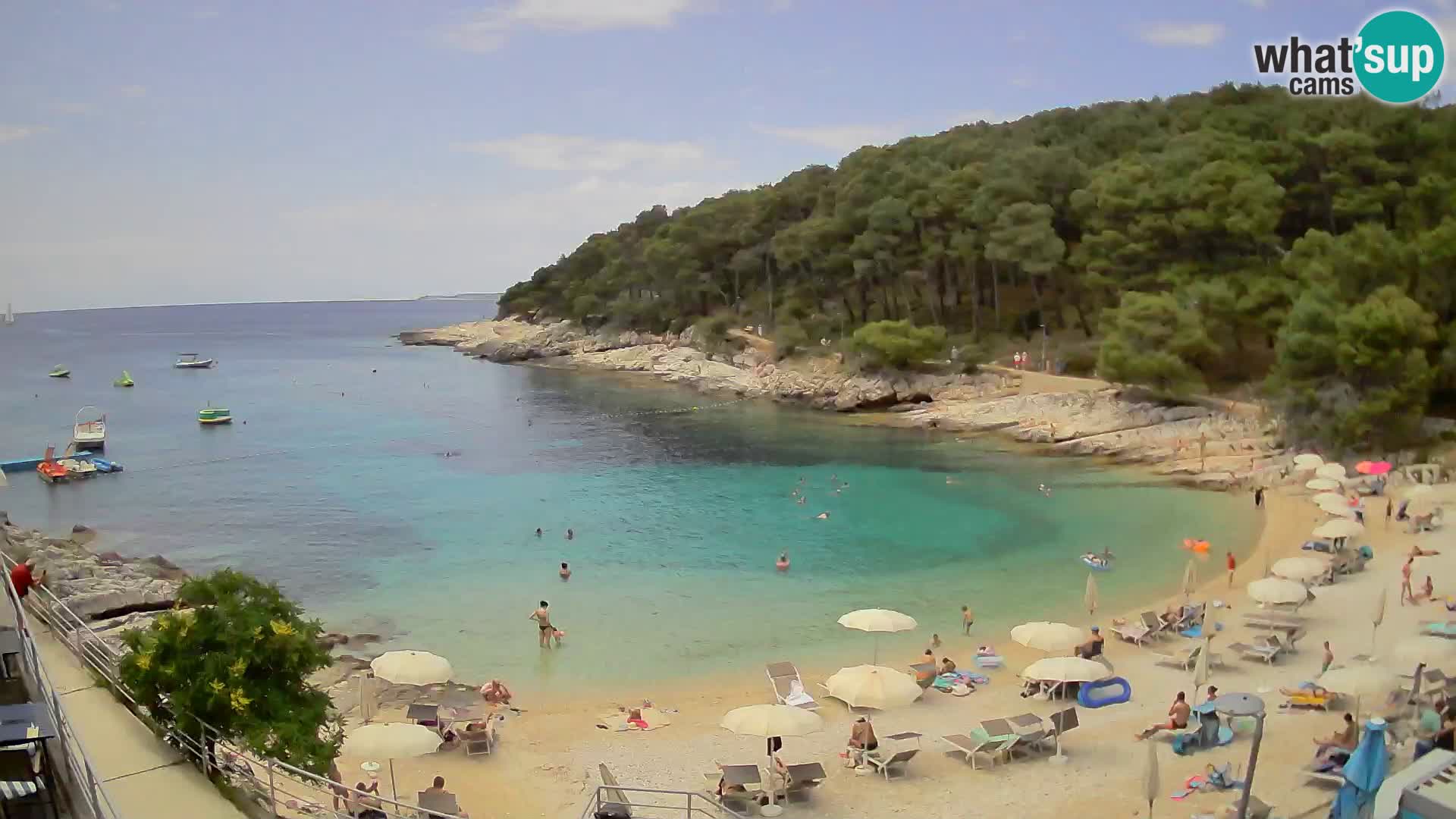 Webcam Mali Lošinj – Sunčana uvala beach – Veli Žal