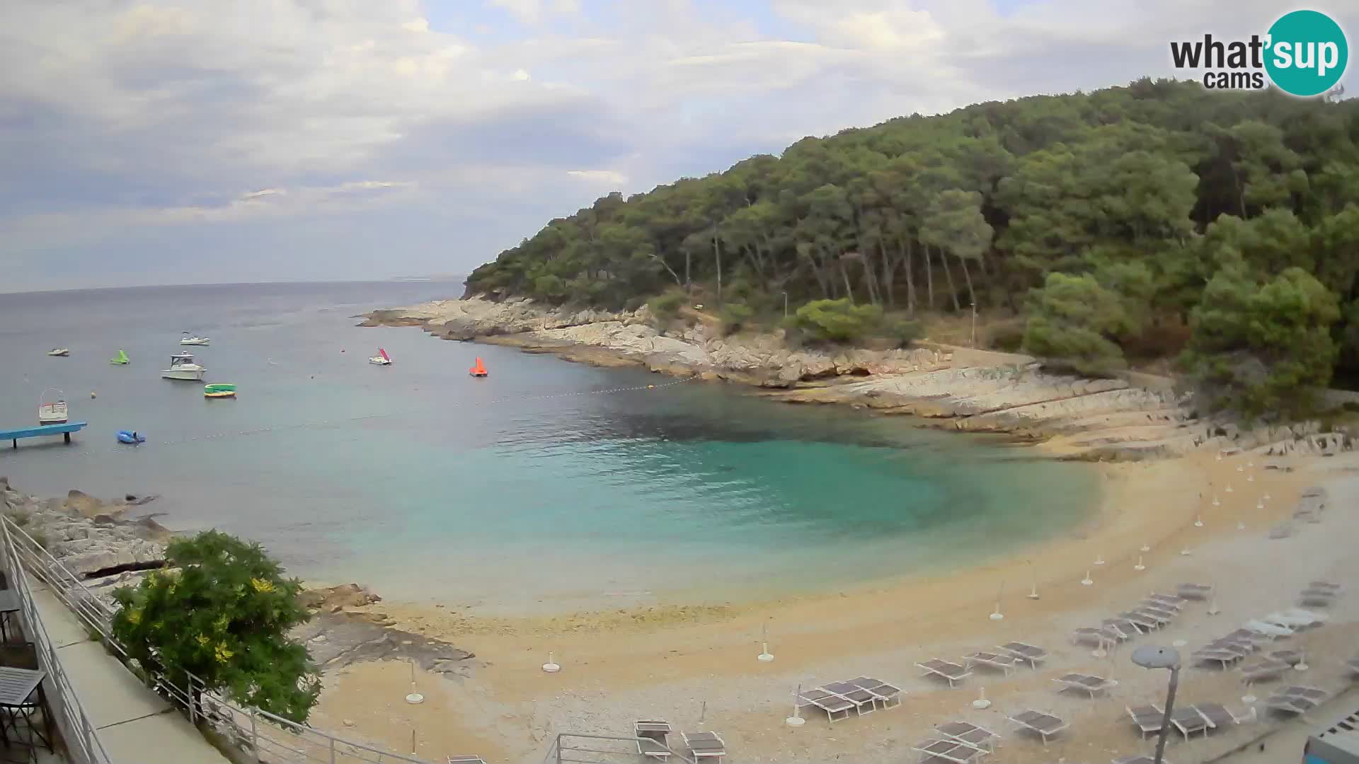Webcam Mali Lošinj – Sunčana uvala beach – Veli Žal