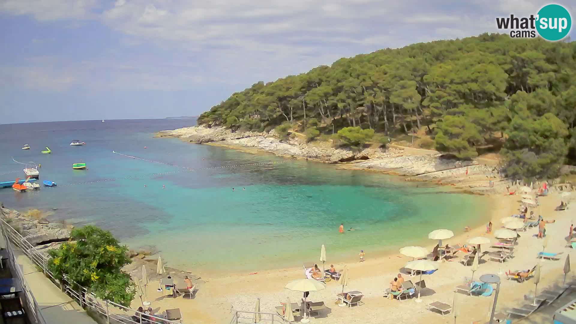 Webcam Mali Lošinj – Sunčana uvala Strand – Veli Žal
