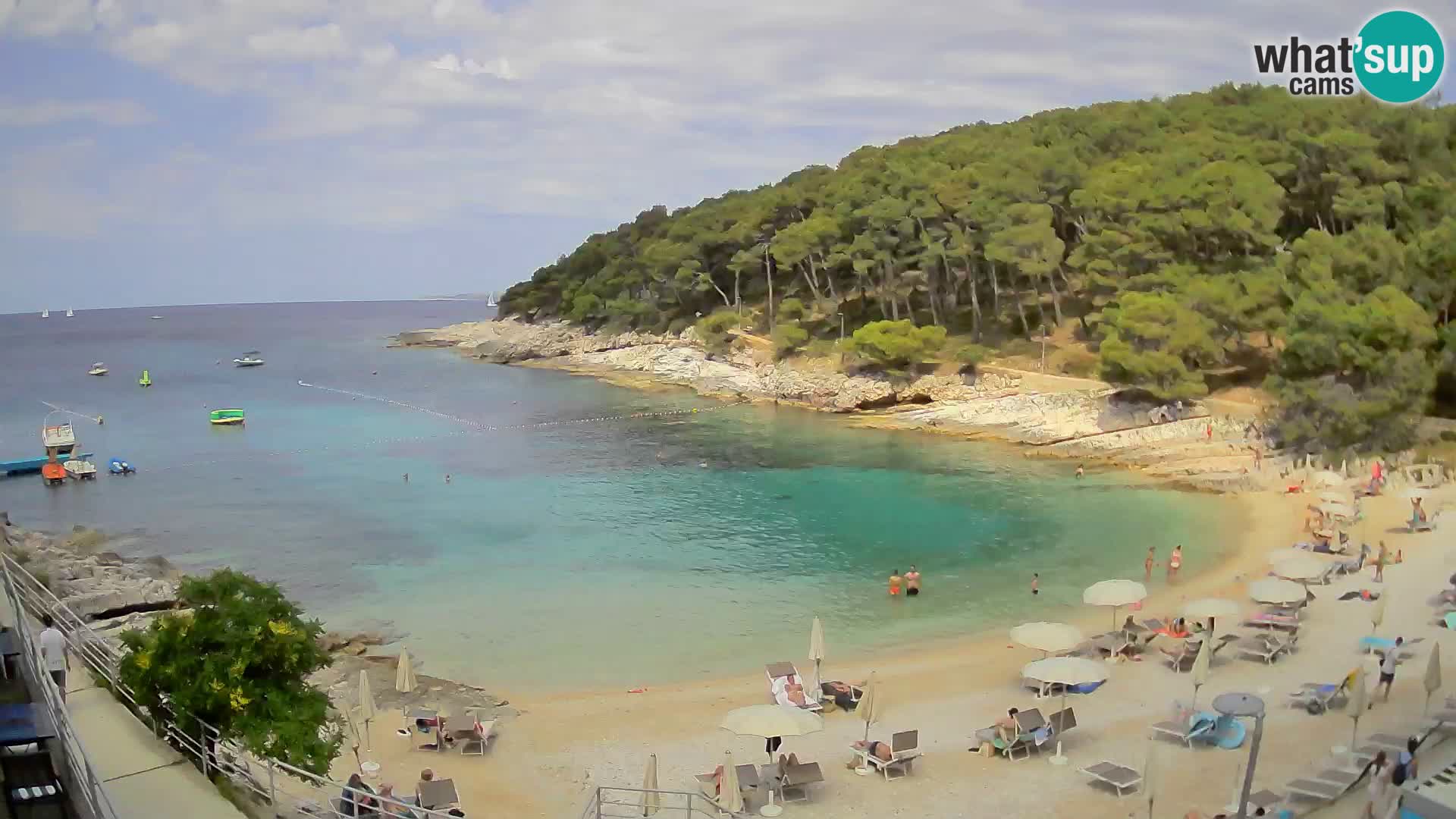 Webcam Mali Lošinj – Sunčana uvala beach – Veli Žal
