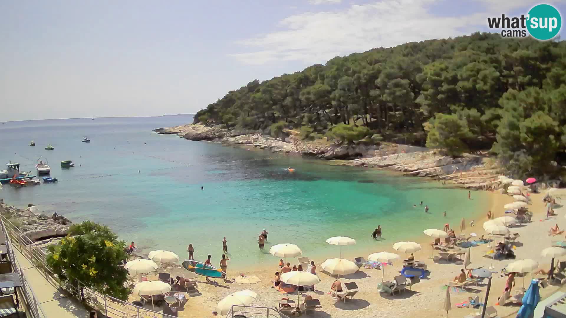 Spletna Kamera Mali Lošinj – plaža Sunčana uvala – Veli Žal