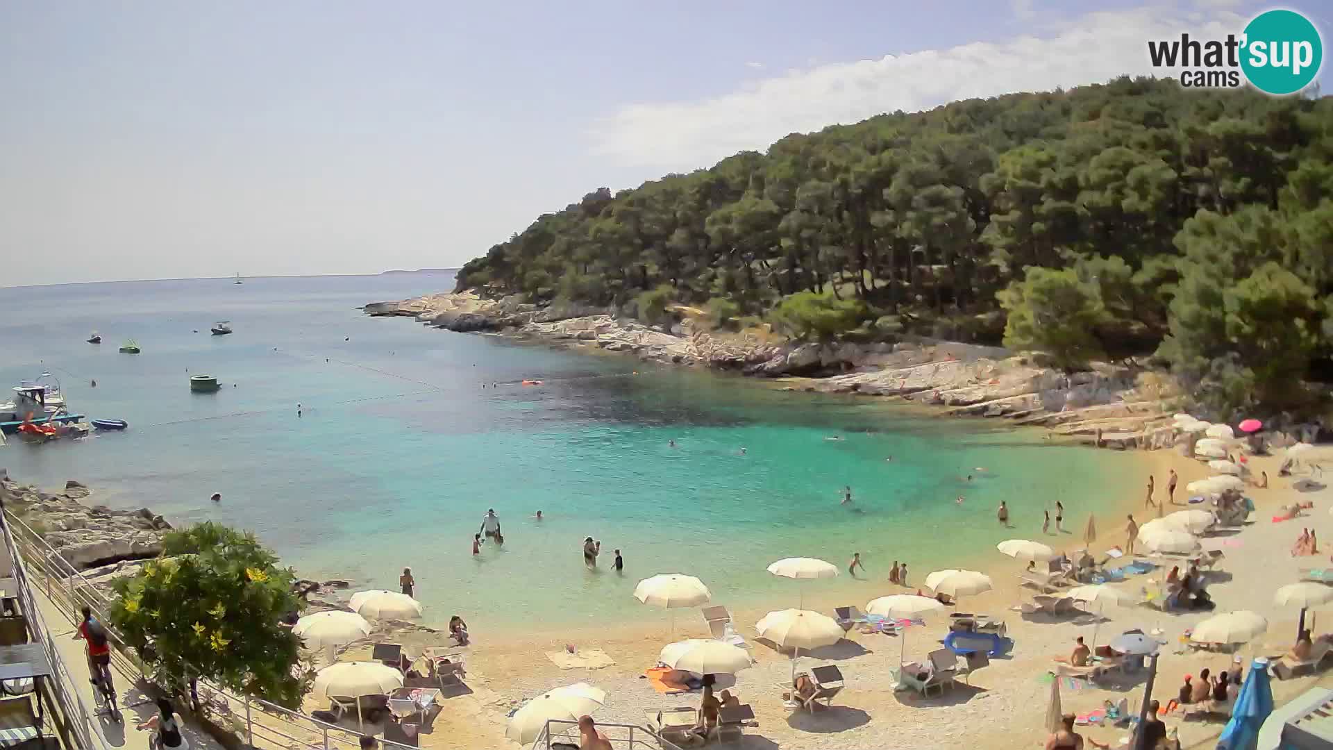 Webcam Mali Lošinj – Sunčana uvala beach – Veli Žal