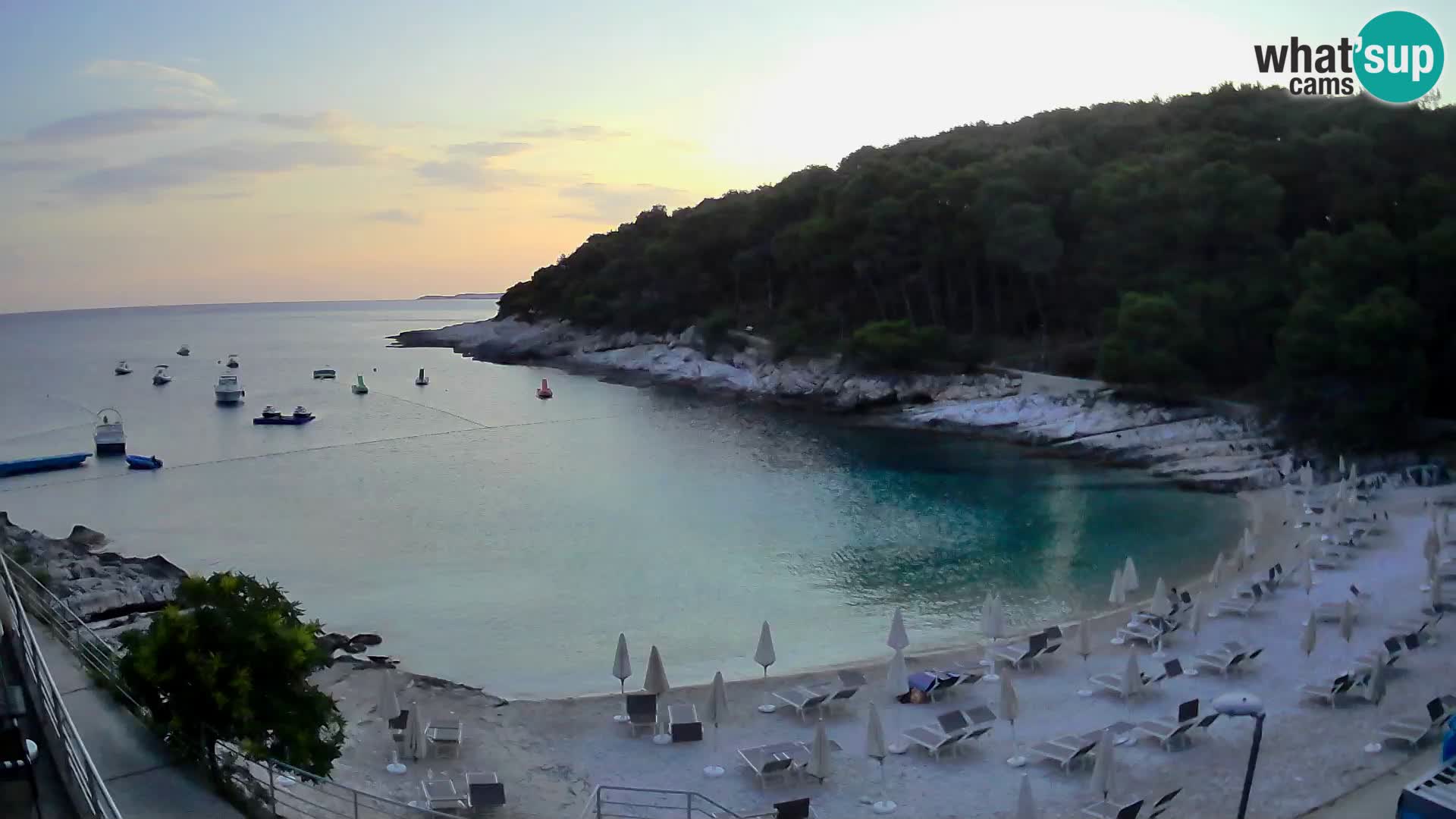 Webcam Mali Lošinj – Sunčana uvala beach – Veli Žal