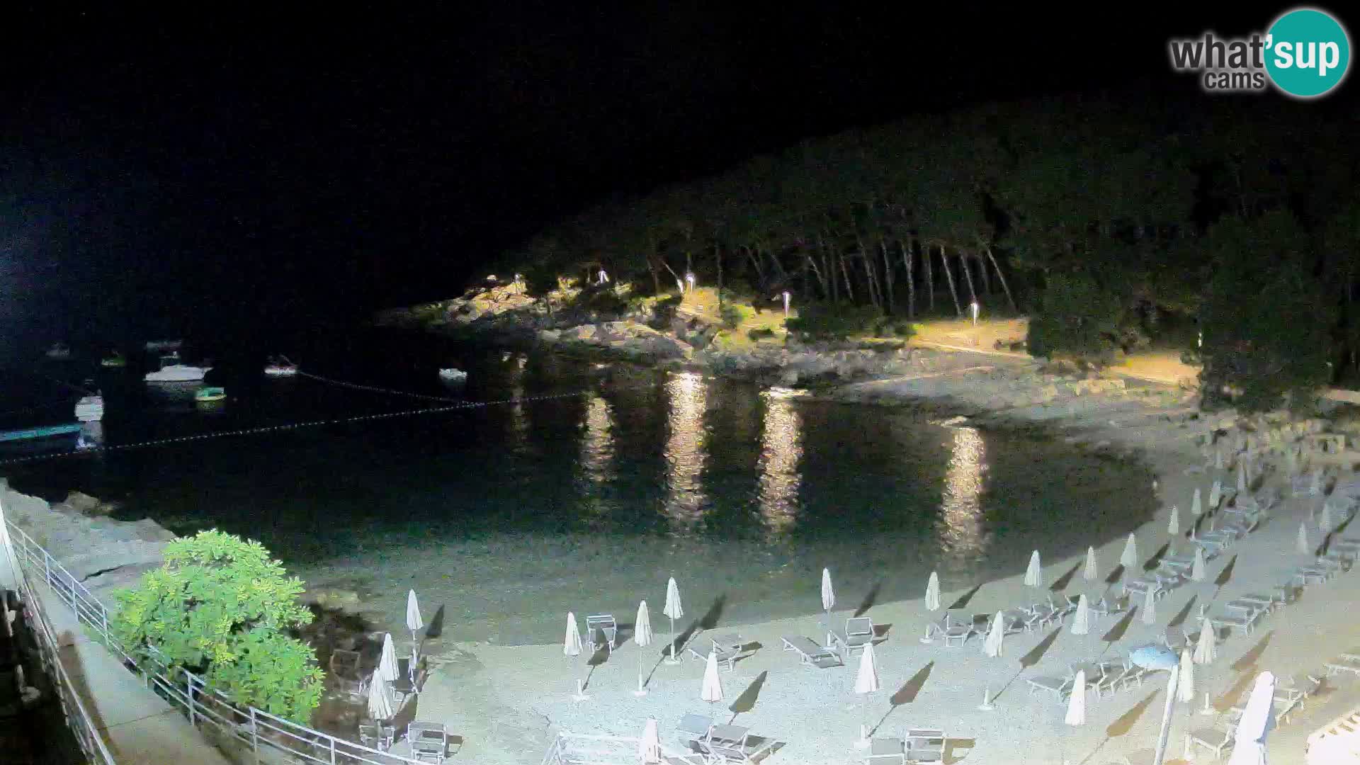 Webcam Mali Lošinj – Sunčana uvala beach – Veli Žal