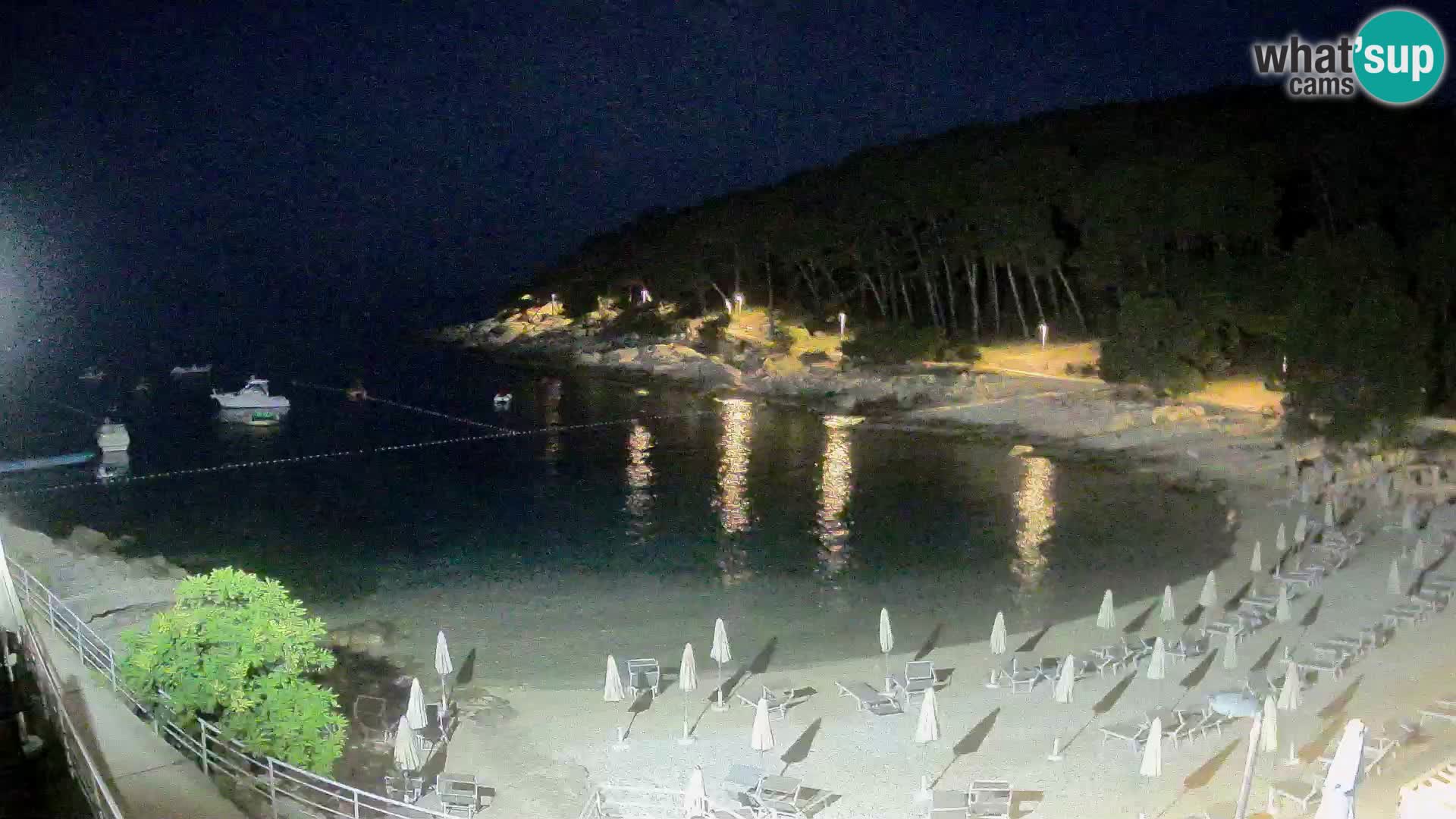 Webcam Mali Lošinj – plage Sunčana uvala – Veli Žal