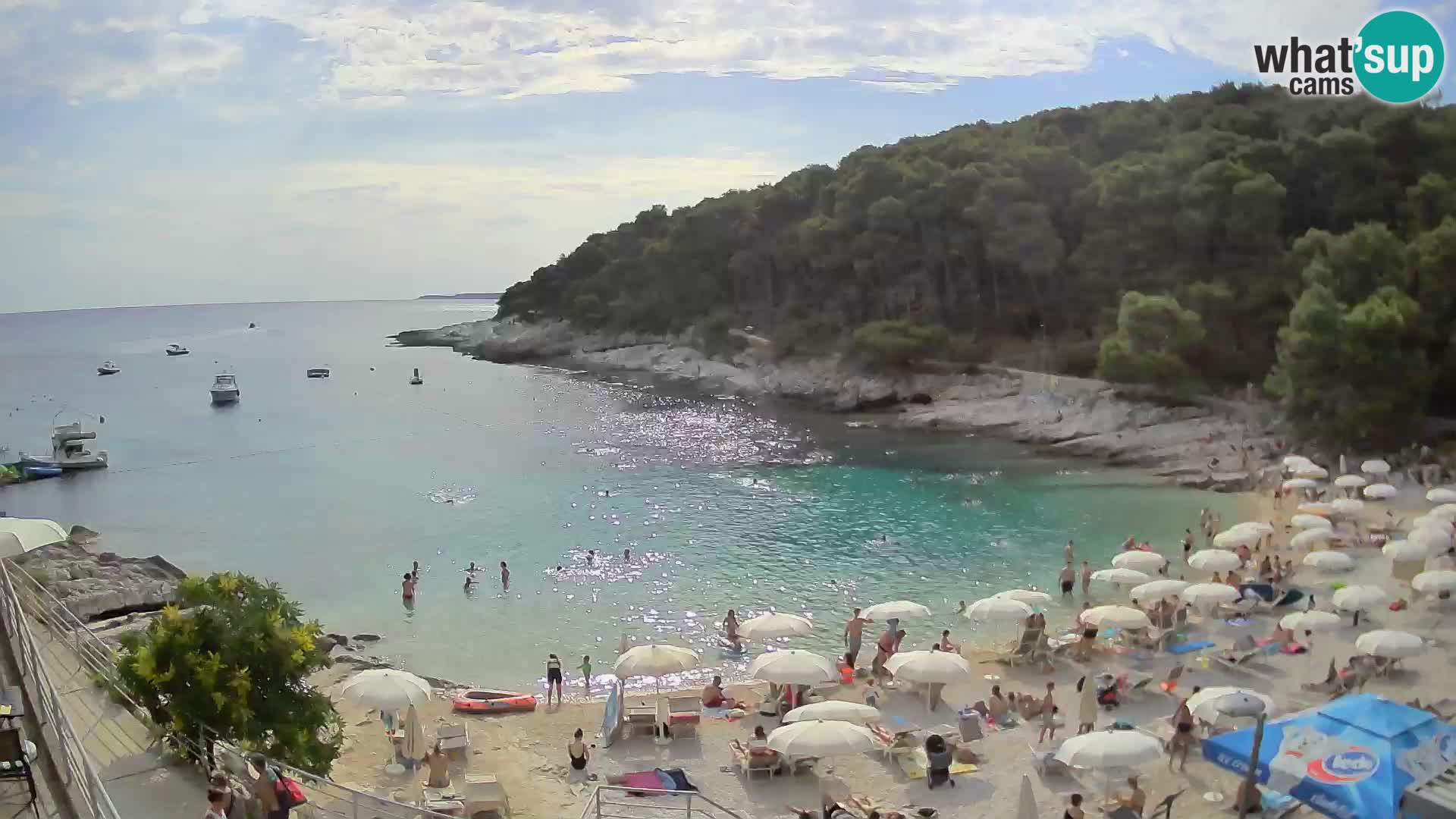 Webcam Mali Lošinj – Sunčana uvala beach – Veli Žal