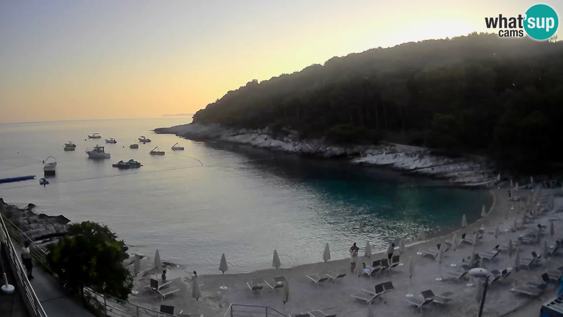 Webcam Mali Lošinj – Sunčana uvala beach – Veli Žal