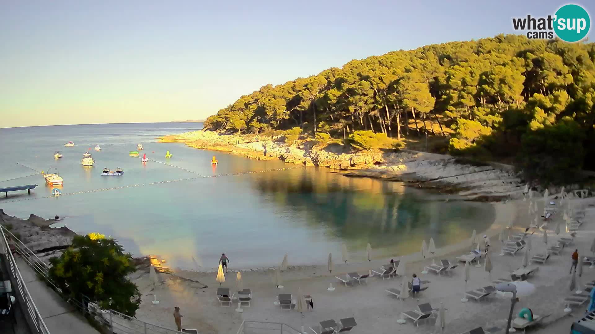 Webcam Mali Lošinj – Sunčana uvala beach – Veli Žal