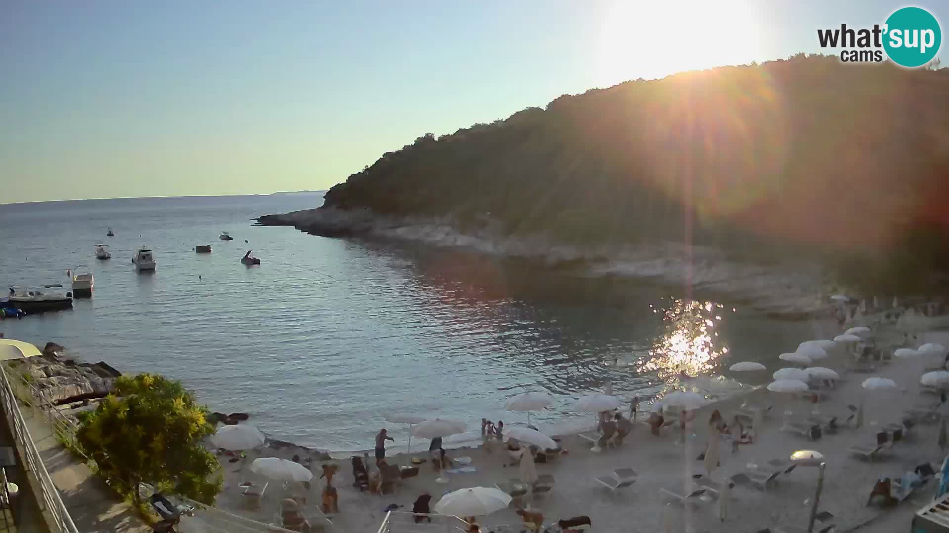 Webcam Mali Lošinj – Sunčana uvala beach – Veli Žal