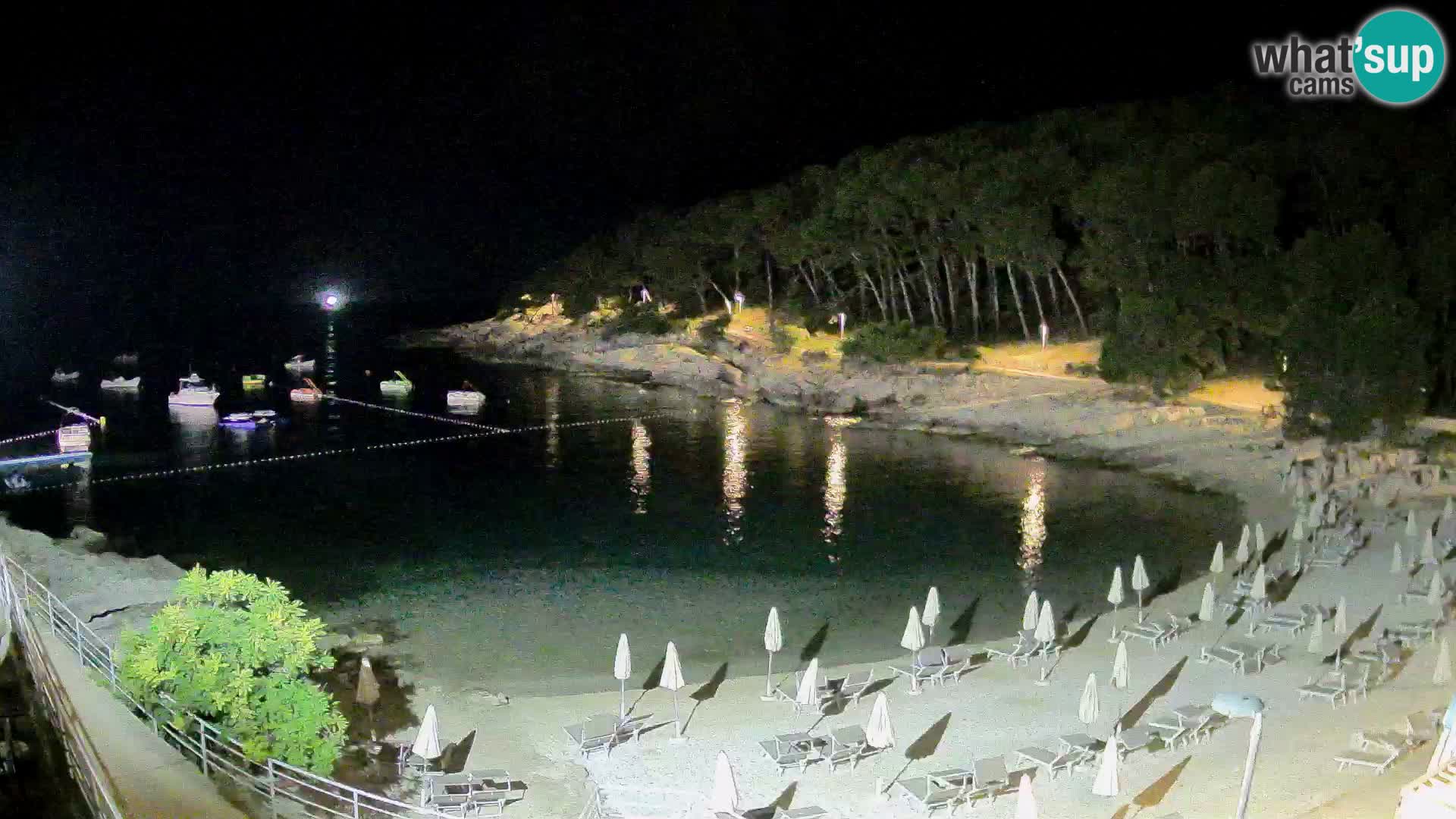 Spletna Kamera Mali Lošinj – plaža Sunčana uvala – Veli Žal