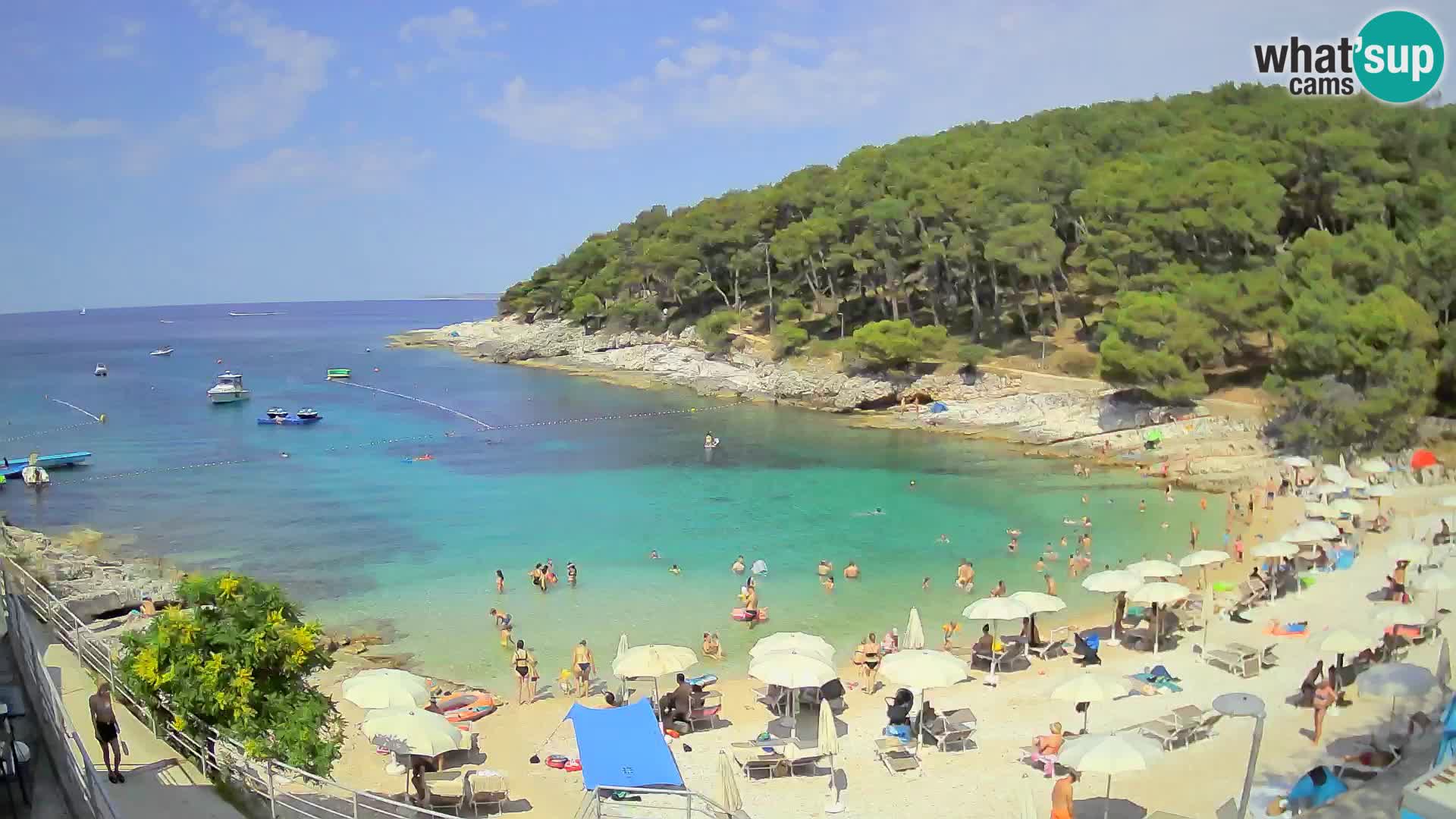 Webcam Mali Lošinj – plage Sunčana uvala – Veli Žal