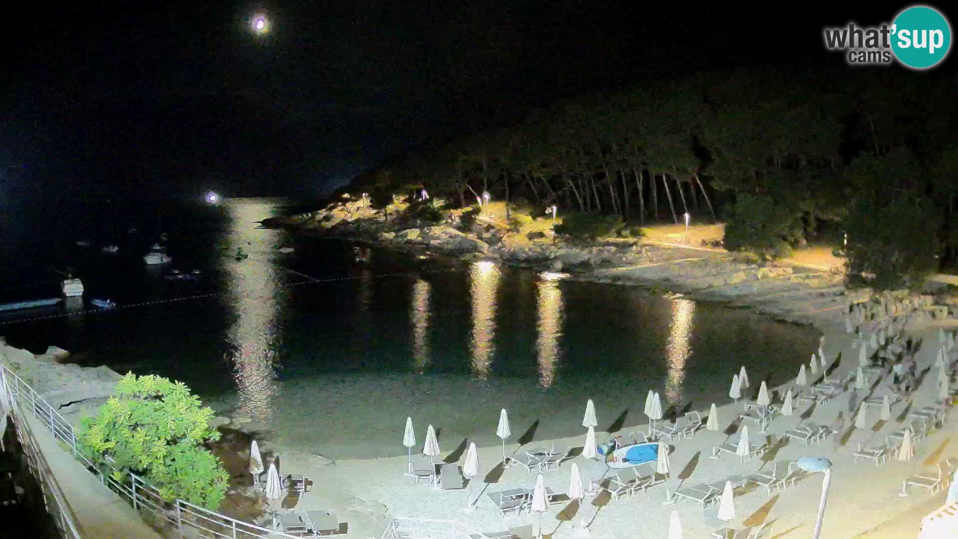 Webcam Mali Lošinj – Sunčana uvala beach – Veli Žal