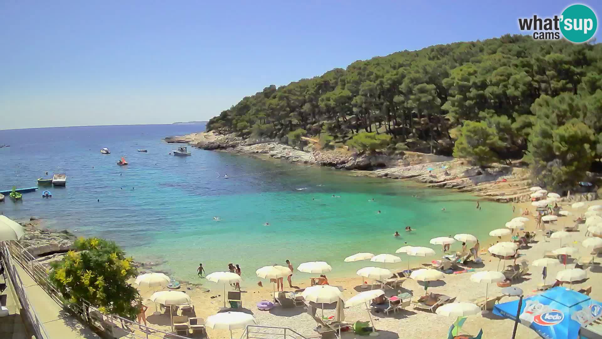 Webcam Mali Lošinj – spiaggia Sunčana uvala – Veli Žal