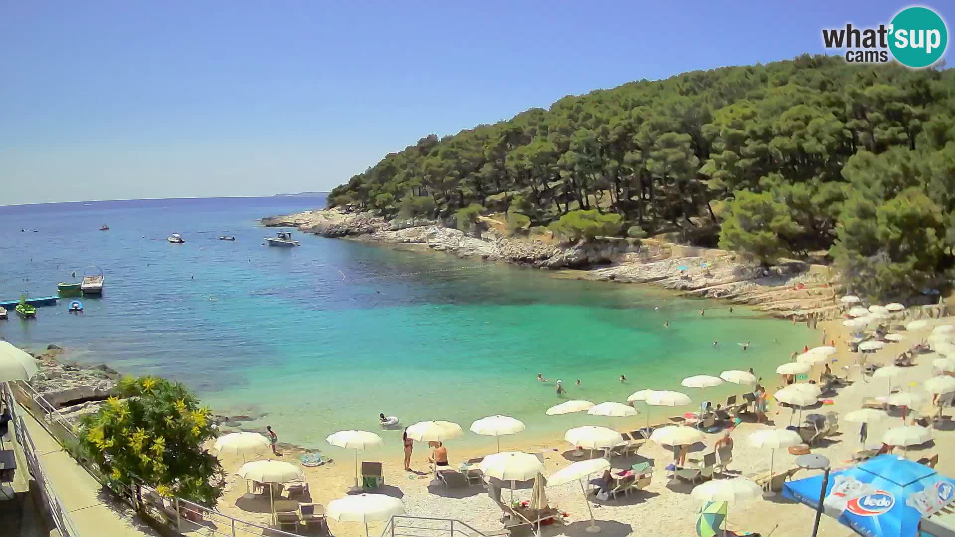 Webcam Mali Lošinj – playa Sunčana uvala – Veli Žal