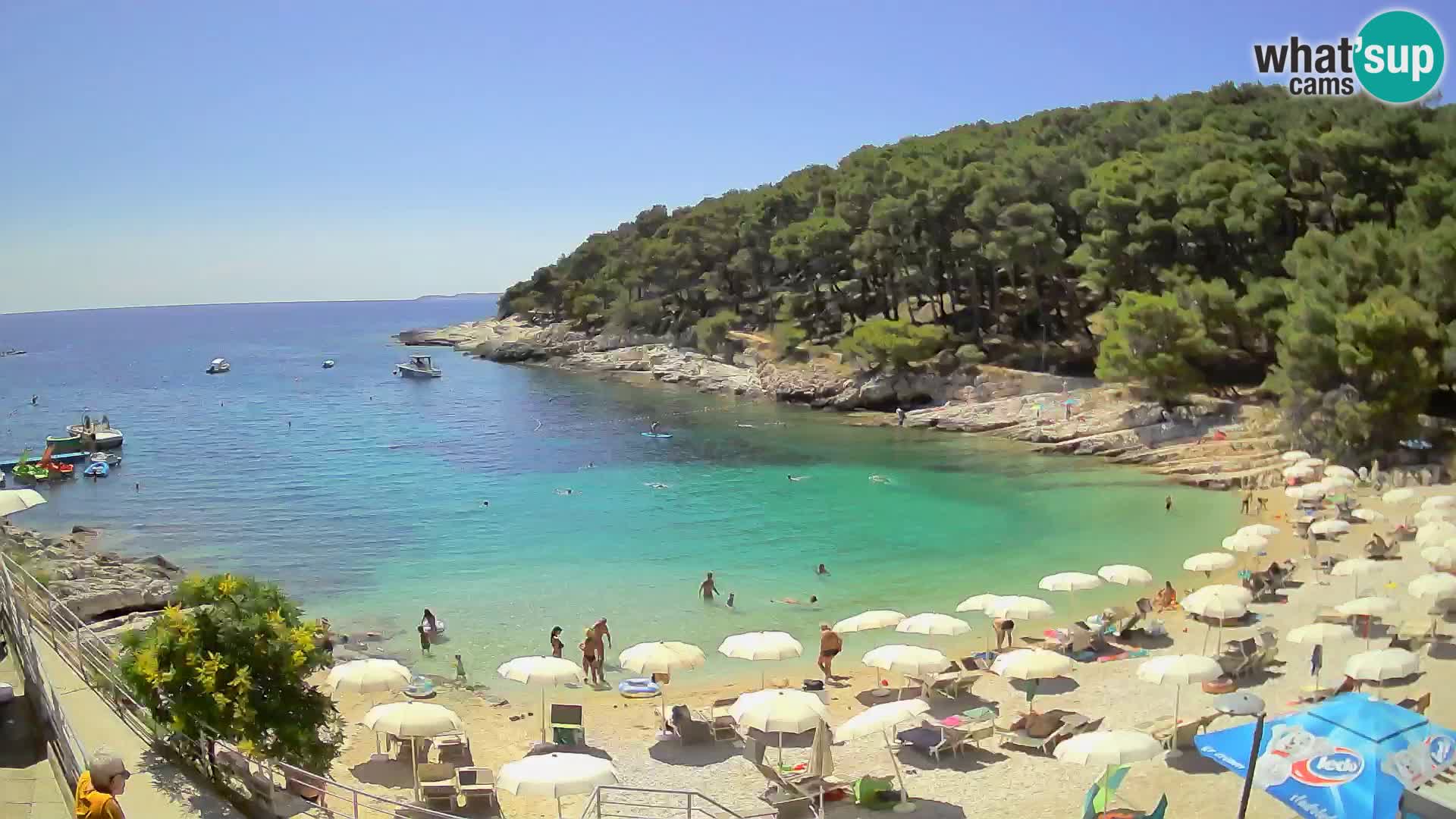 Webcam Mali Lošinj – plage Sunčana uvala – Veli Žal