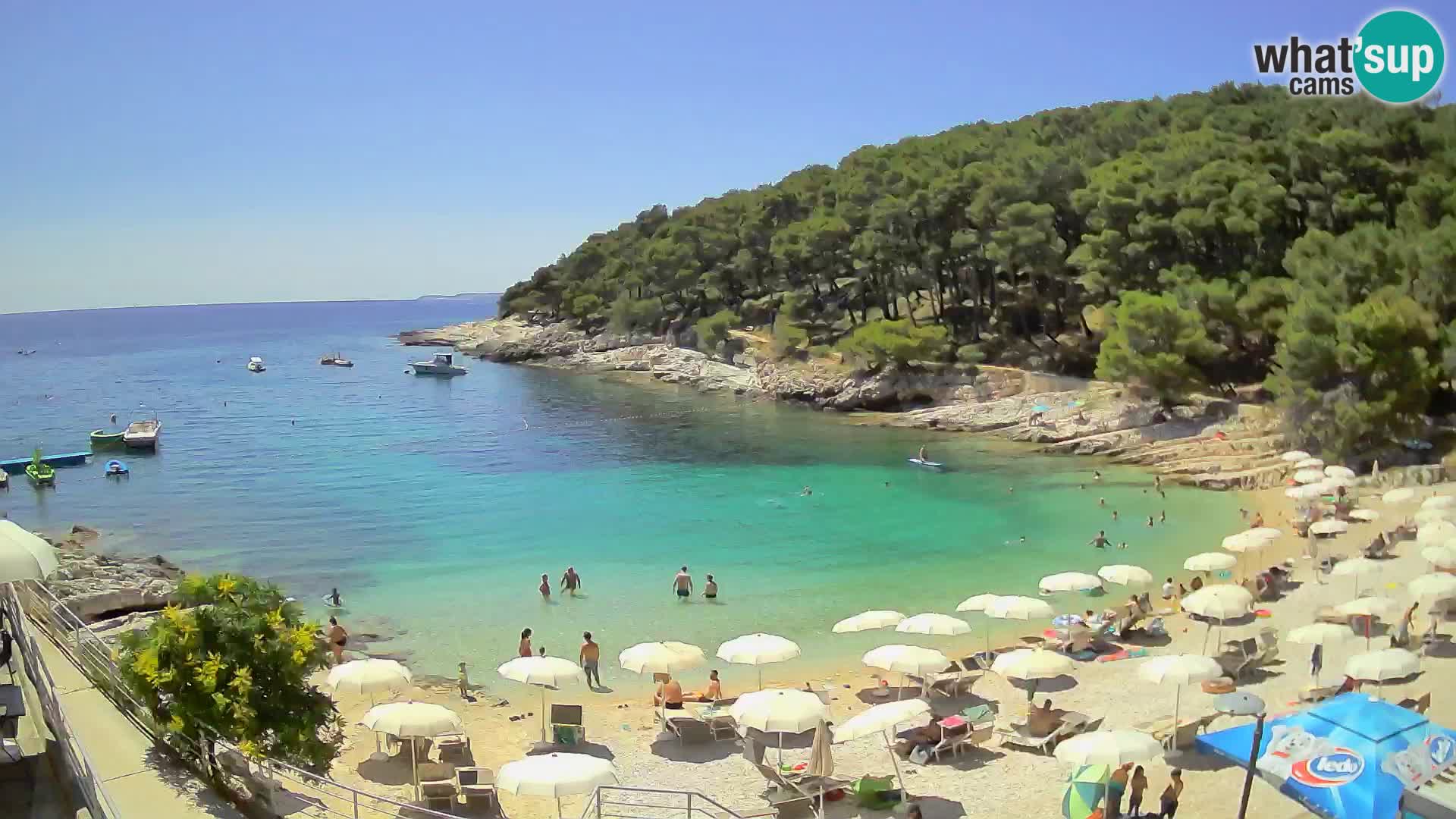 Webcam Mali Lošinj – plage Sunčana uvala – Veli Žal