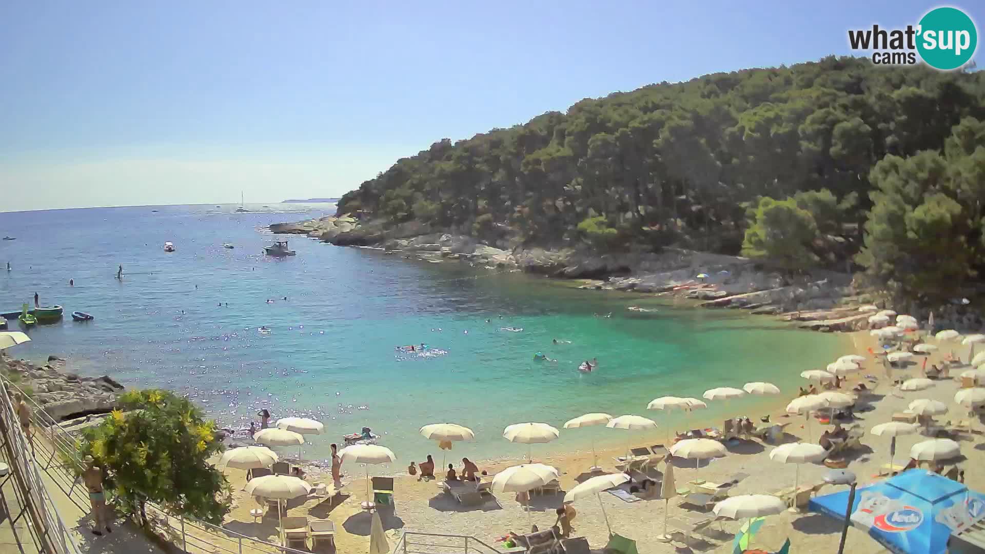 Webcam Mali Lošinj – Sunčana uvala beach – Veli Žal