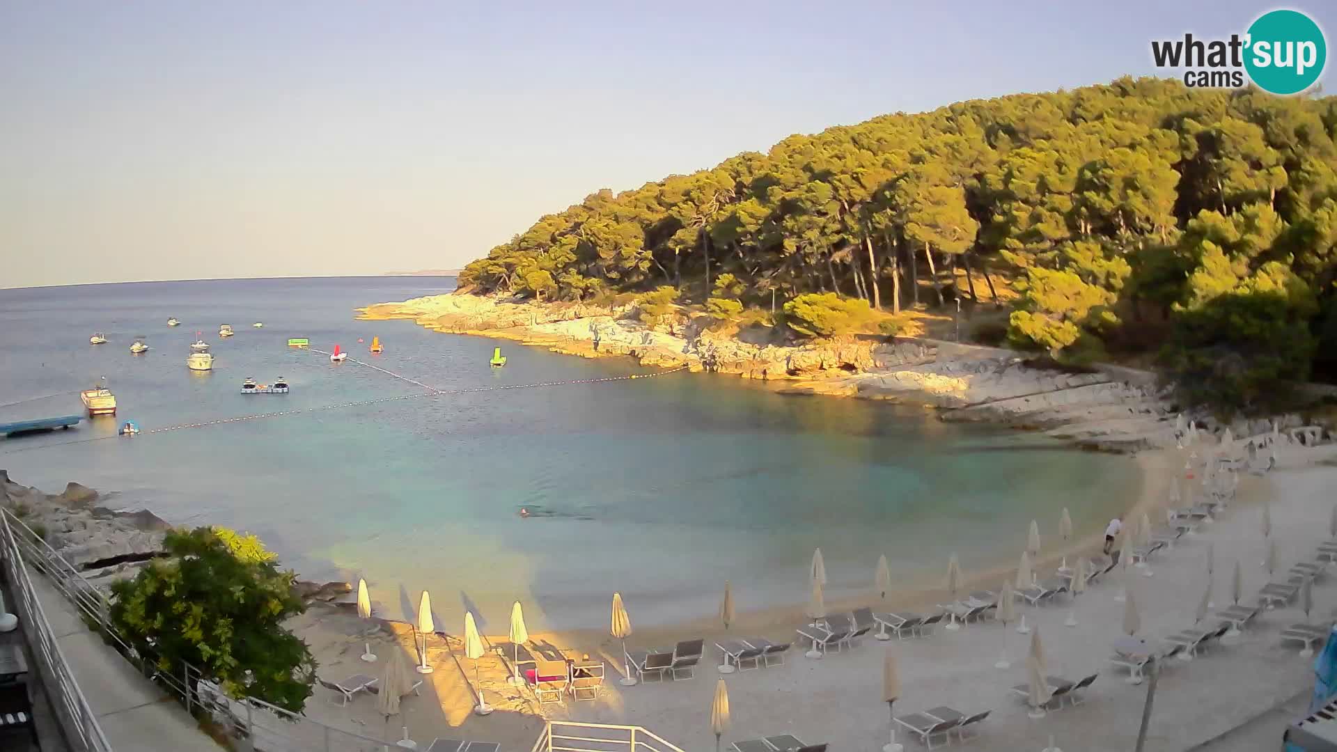 Webcam Mali Lošinj – plage Sunčana uvala – Veli Žal