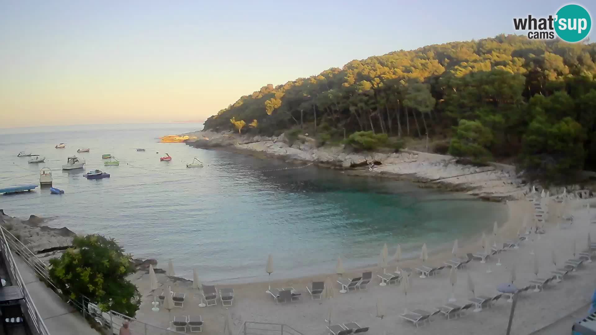 Spletna Kamera Mali Lošinj – plaža Sunčana uvala – Veli Žal