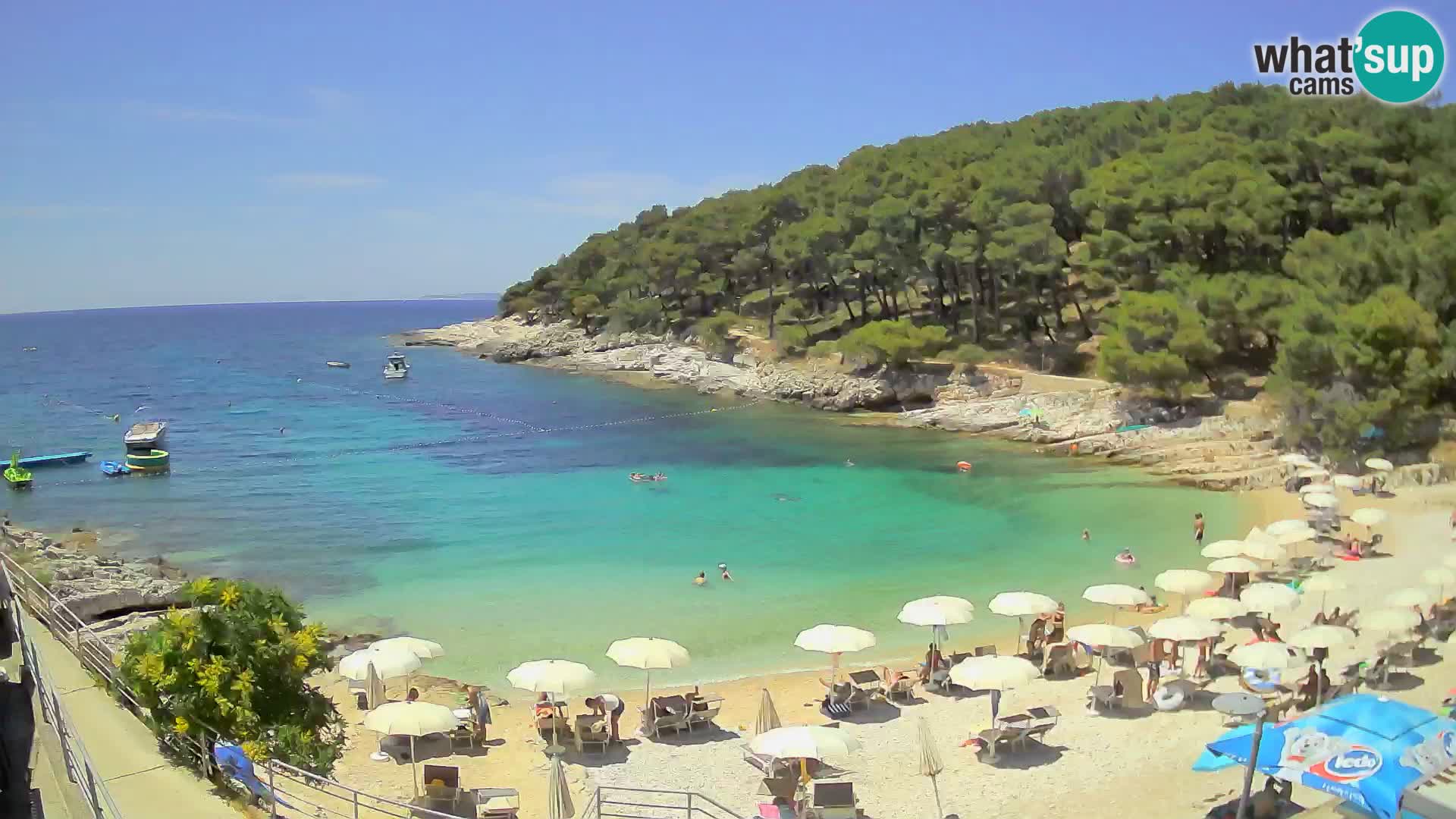 Spletna Kamera Mali Lošinj – plaža Sunčana uvala – Veli Žal