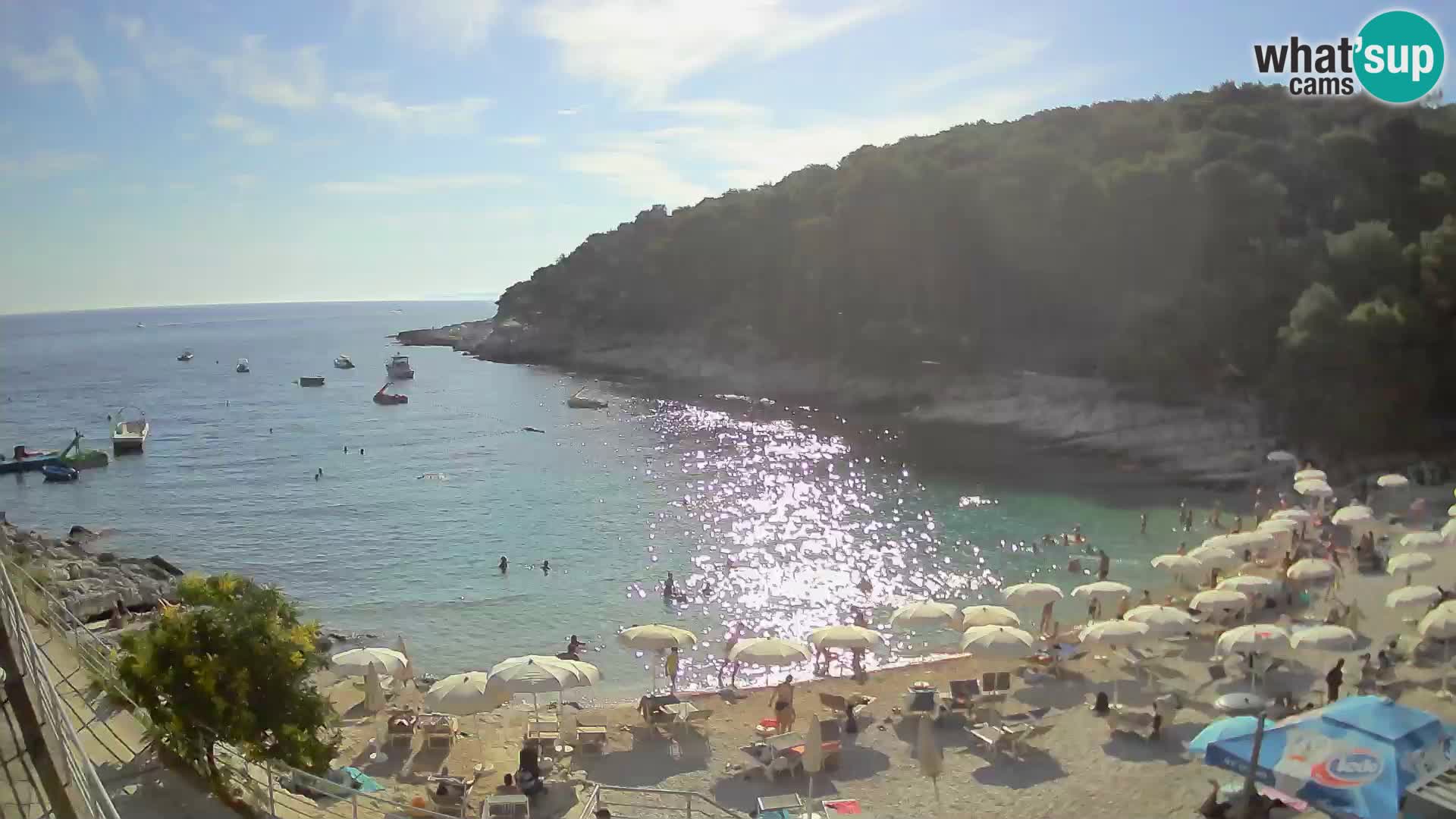 Webcam Mali Lošinj – spiaggia Sunčana uvala – Veli Žal
