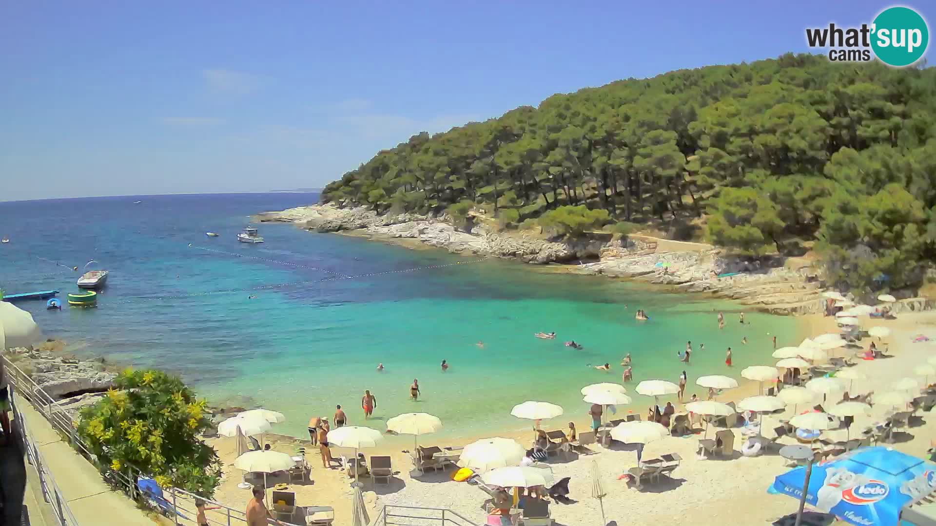 Webcam Mali Lošinj – plage Sunčana uvala – Veli Žal