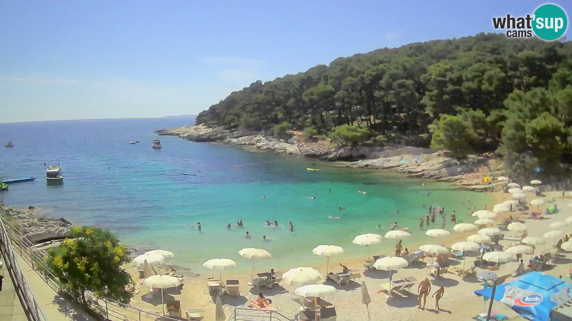 Webcam Mali Lošinj – Sunčana uvala beach – Veli Žal