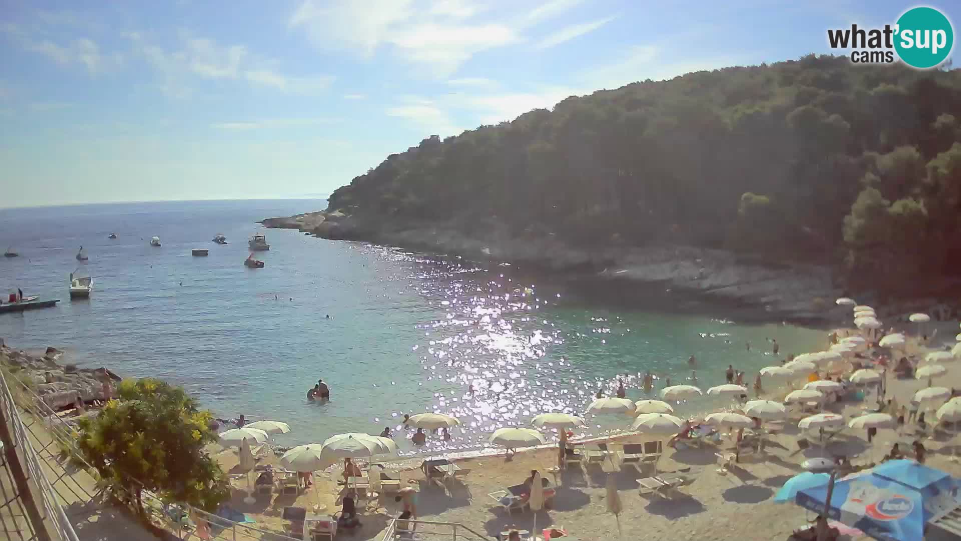 Webcam Mali Lošinj – spiaggia Sunčana uvala – Veli Žal