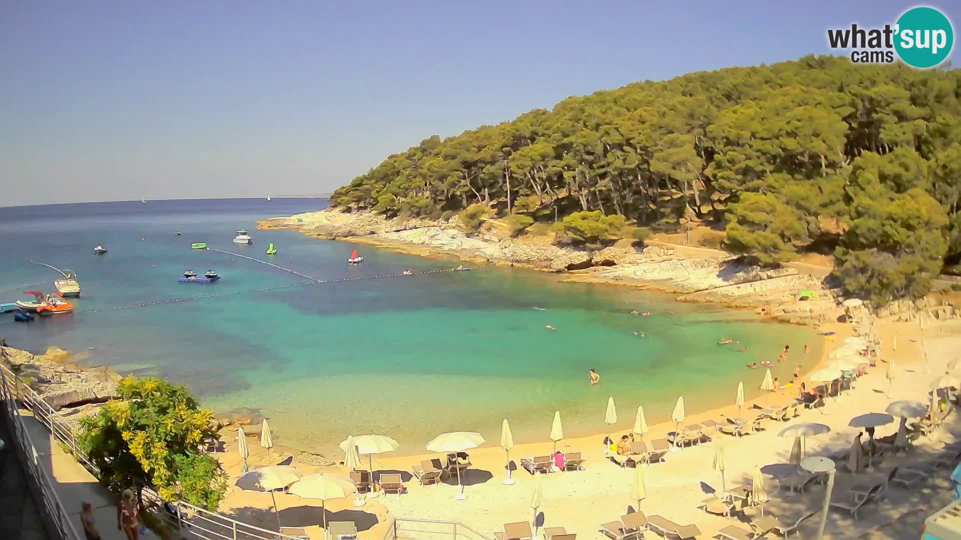 Webcam Mali Lošinj – playa Sunčana uvala – Veli Žal