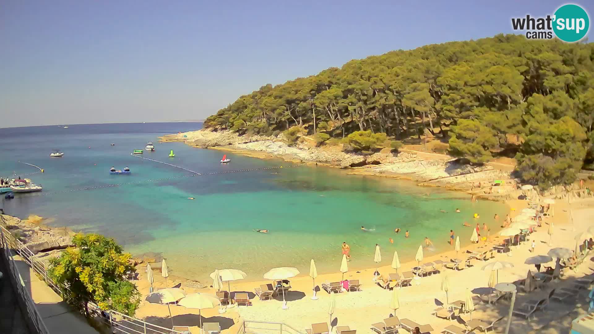 Web kam Mali Lošinj – plaža Sunčana uvala – Veli Žal