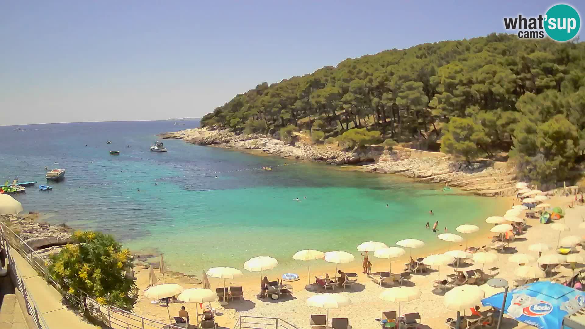 Webcam Mali Lošinj – plage Sunčana uvala – Veli Žal