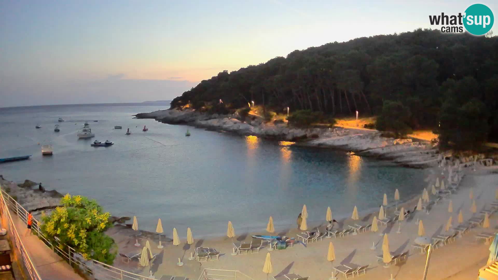 Spletna Kamera Mali Lošinj – plaža Sunčana uvala – Veli Žal