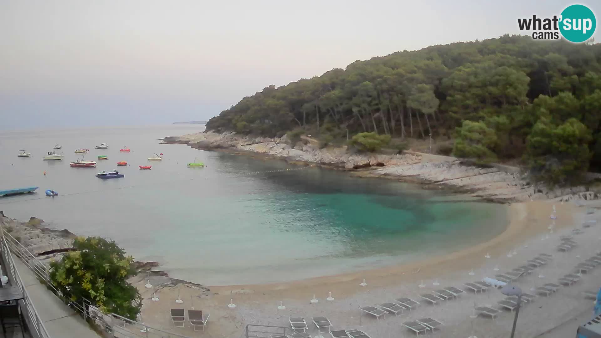Web kam Mali Lošinj – plaža Sunčana uvala – Veli Žal