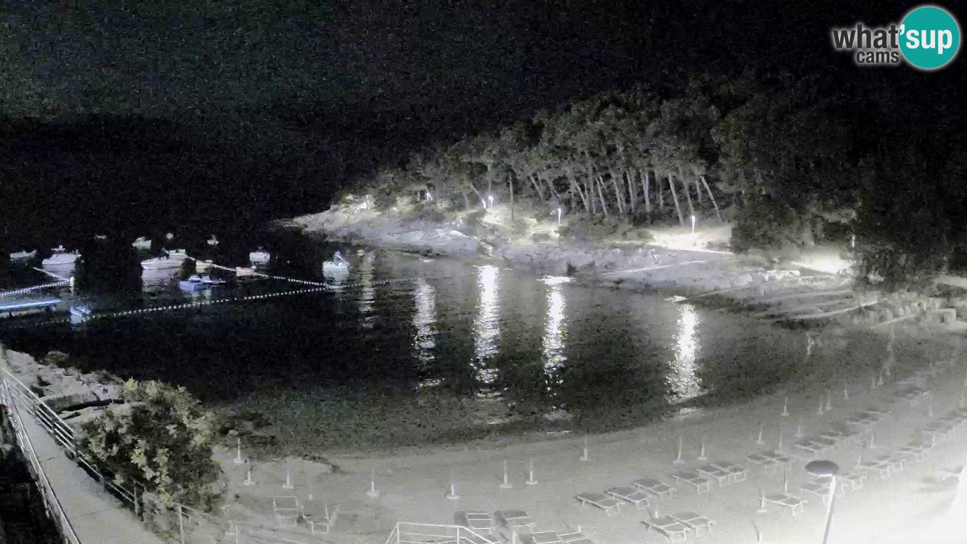Webcam Mali Lošinj – playa Sunčana uvala – Veli Žal