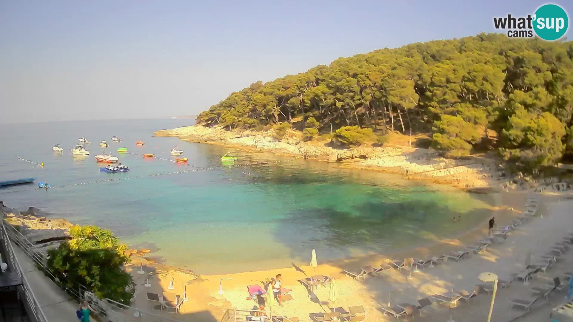 Webcam Mali Lošinj – playa Sunčana uvala – Veli Žal