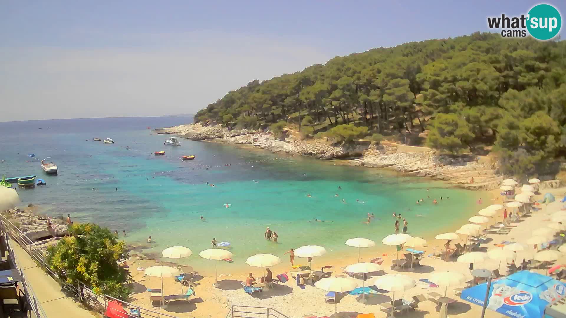 Spletna Kamera Mali Lošinj – plaža Sunčana uvala – Veli Žal