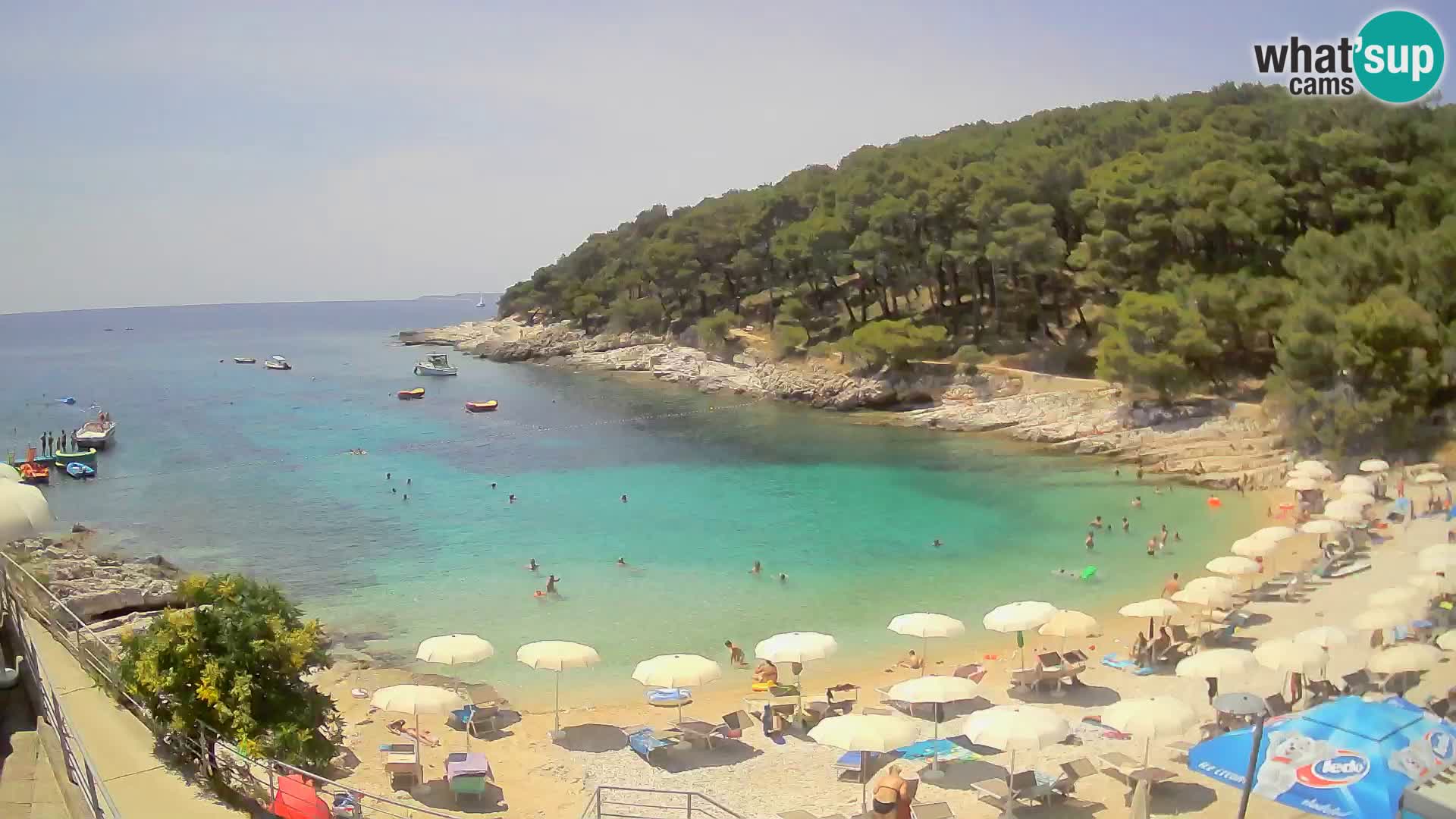 Webcam Mali Lošinj – spiaggia Sunčana uvala – Veli Žal