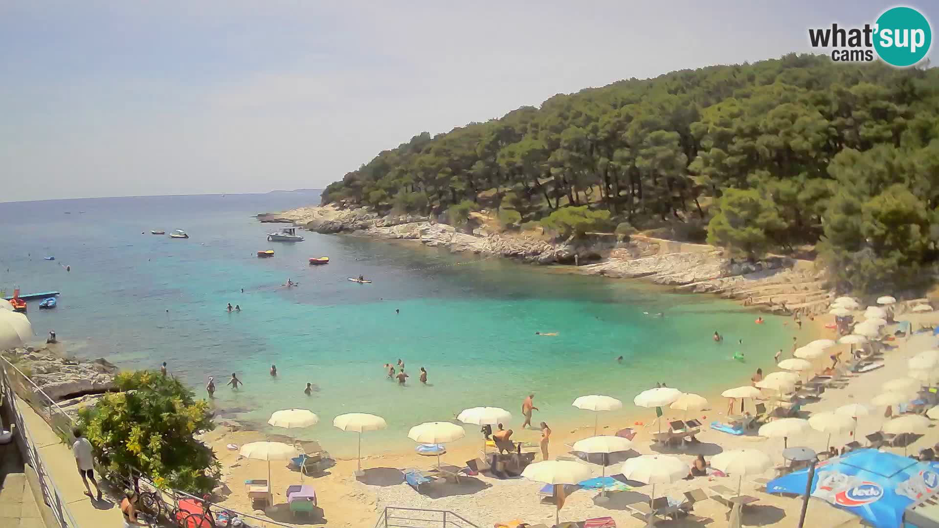 Webcam Mali Lošinj – playa Sunčana uvala – Veli Žal