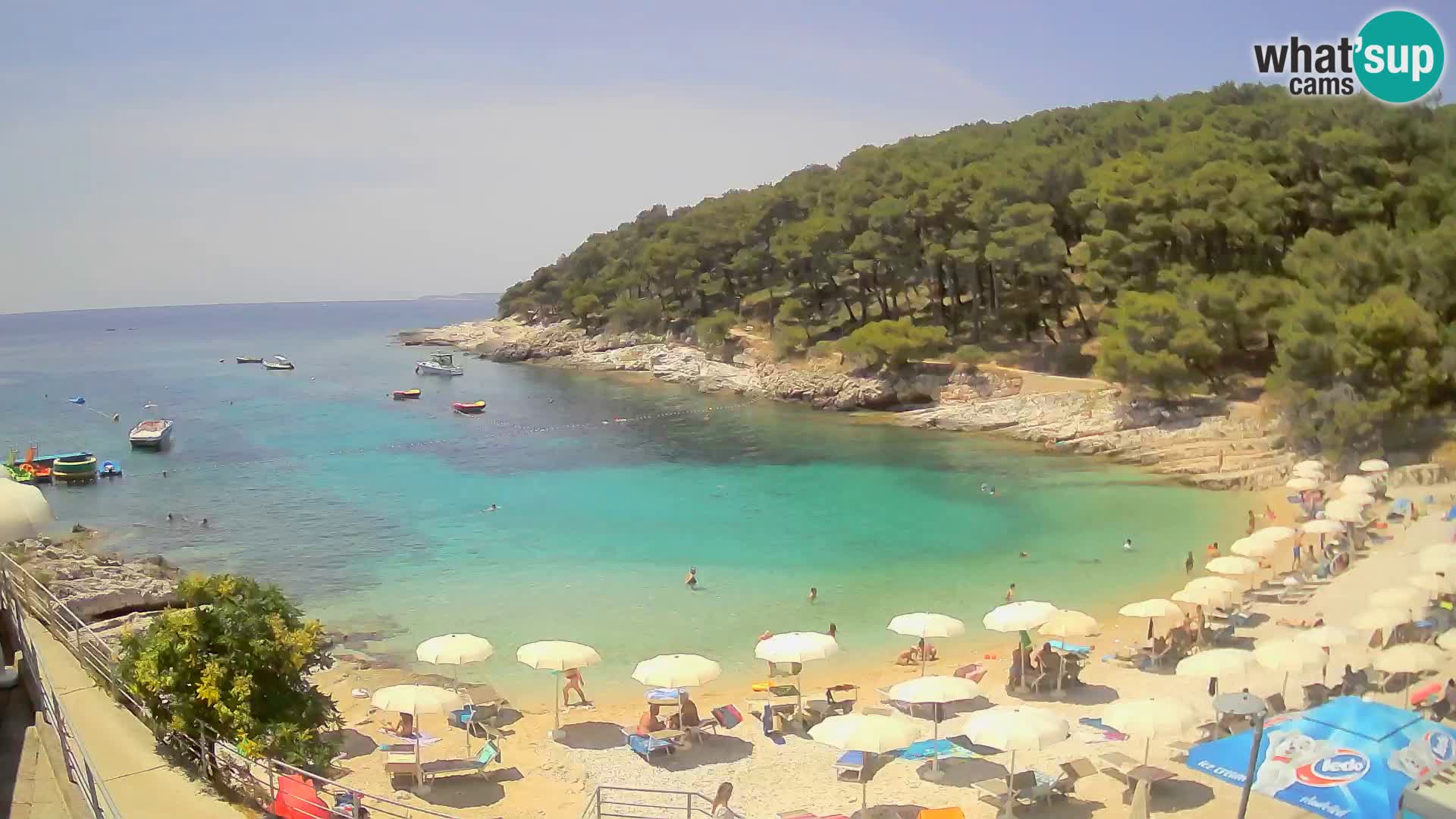 Webcam Mali Lošinj – Sunčana uvala beach – Veli Žal