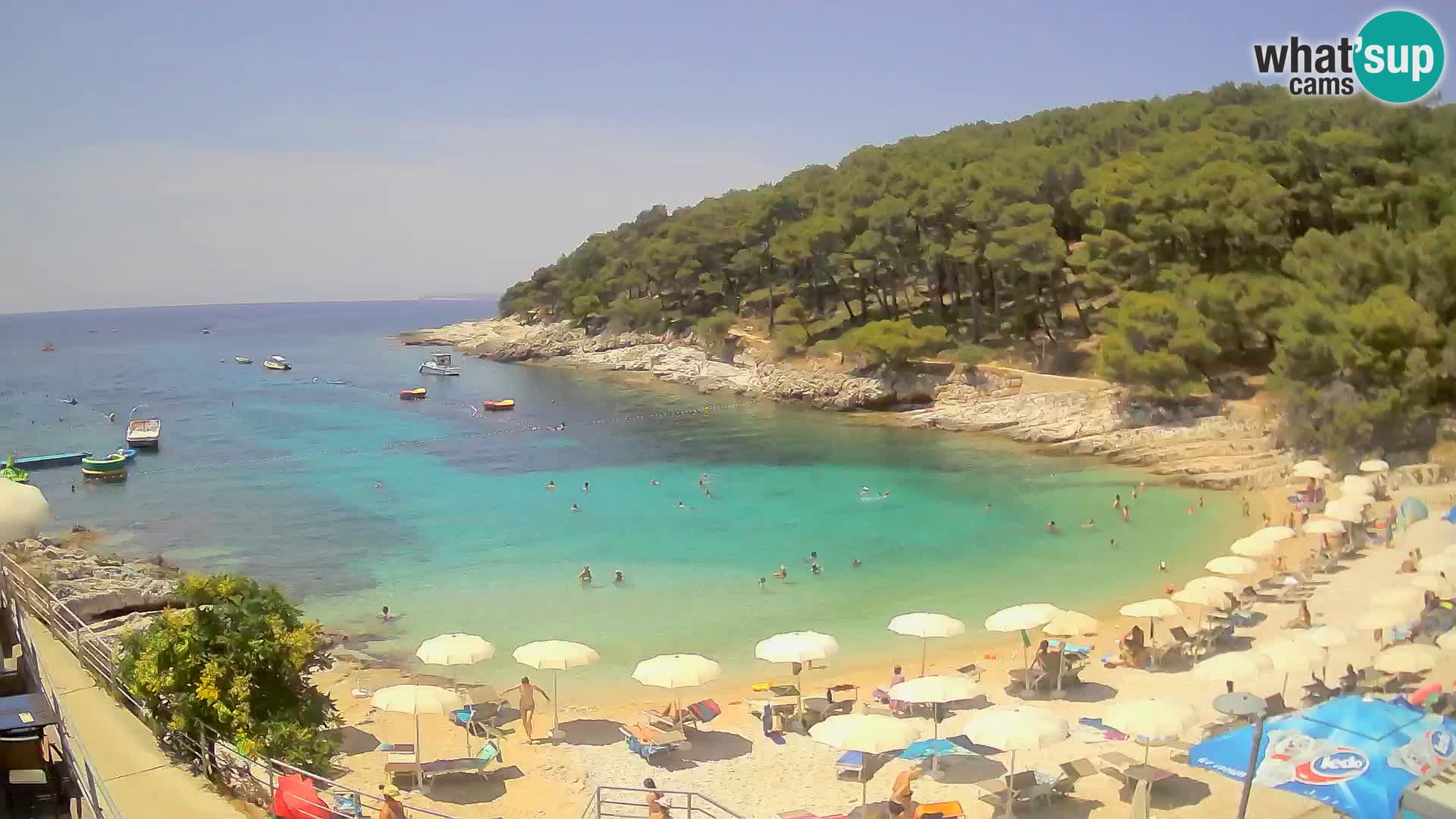 Webcam Mali Lošinj – Sunčana uvala beach – Veli Žal