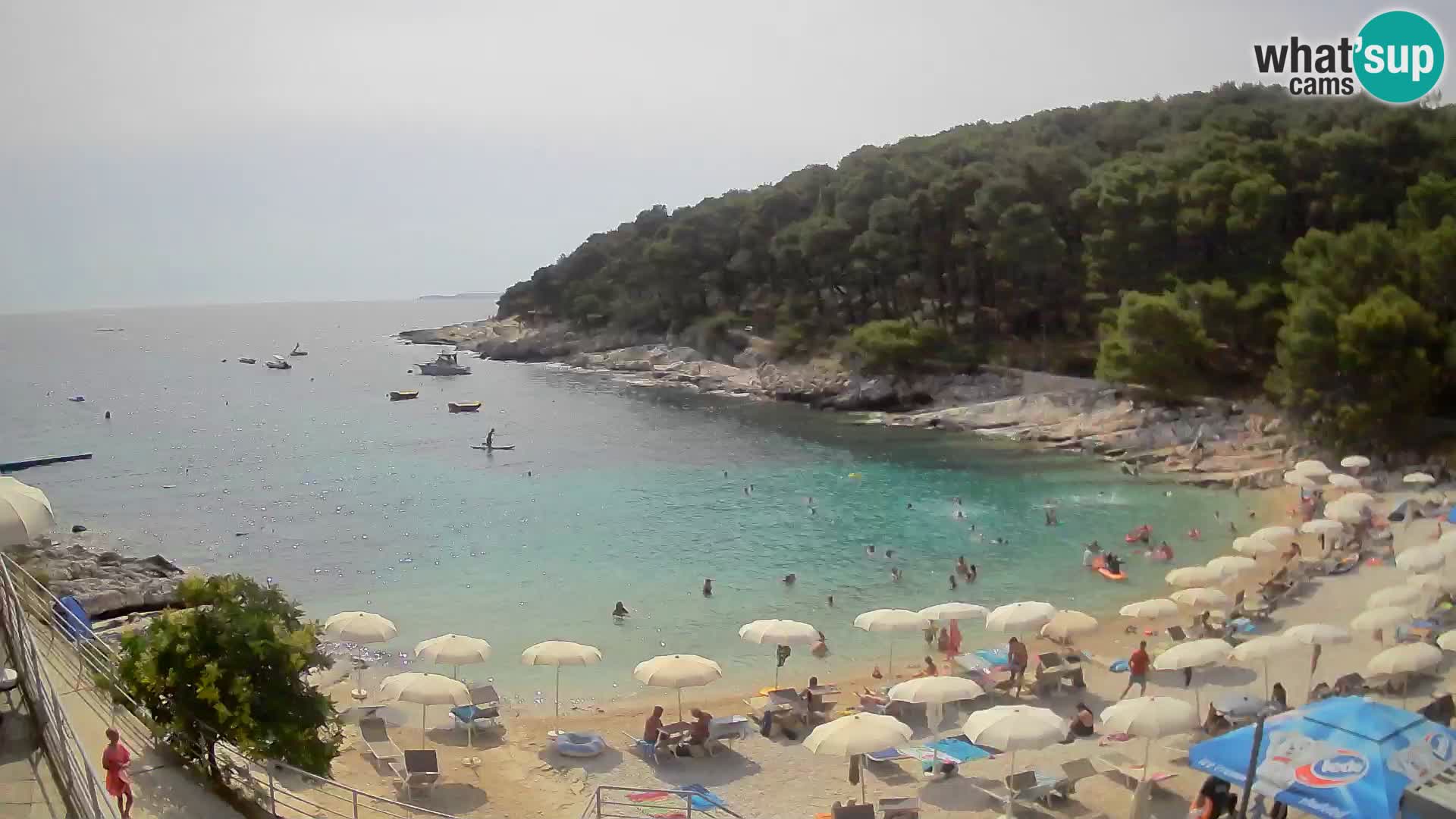 Web kam Mali Lošinj – plaža Sunčana uvala – Veli Žal