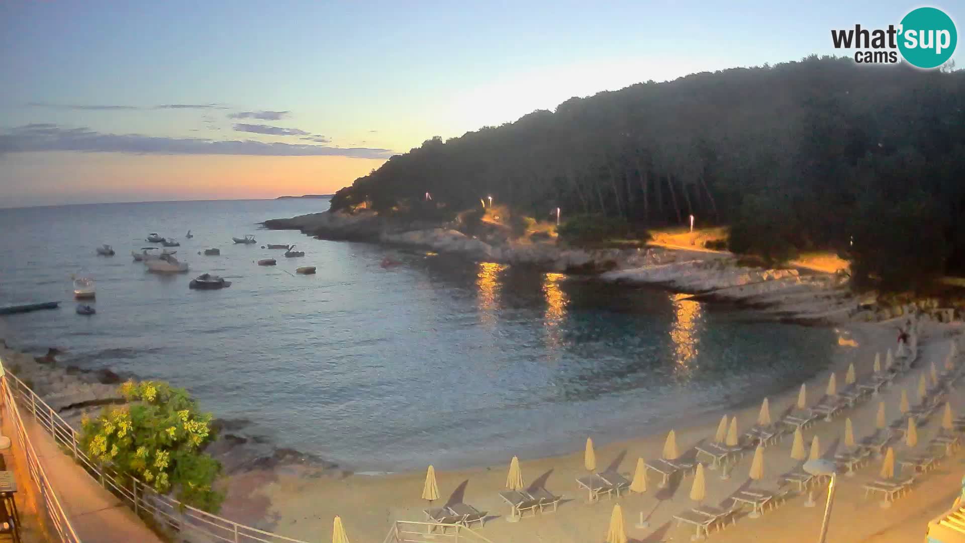 Webcam Mali Lošinj – Sunčana uvala beach – Veli Žal
