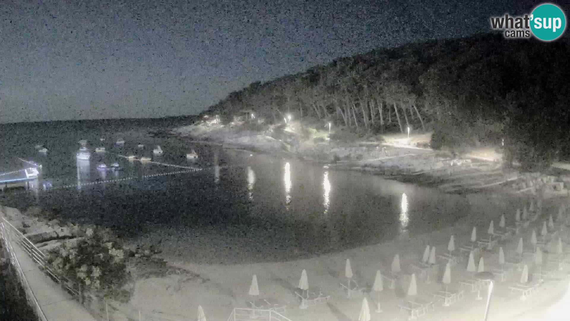 Webcam Mali Lošinj – plage Sunčana uvala – Veli Žal