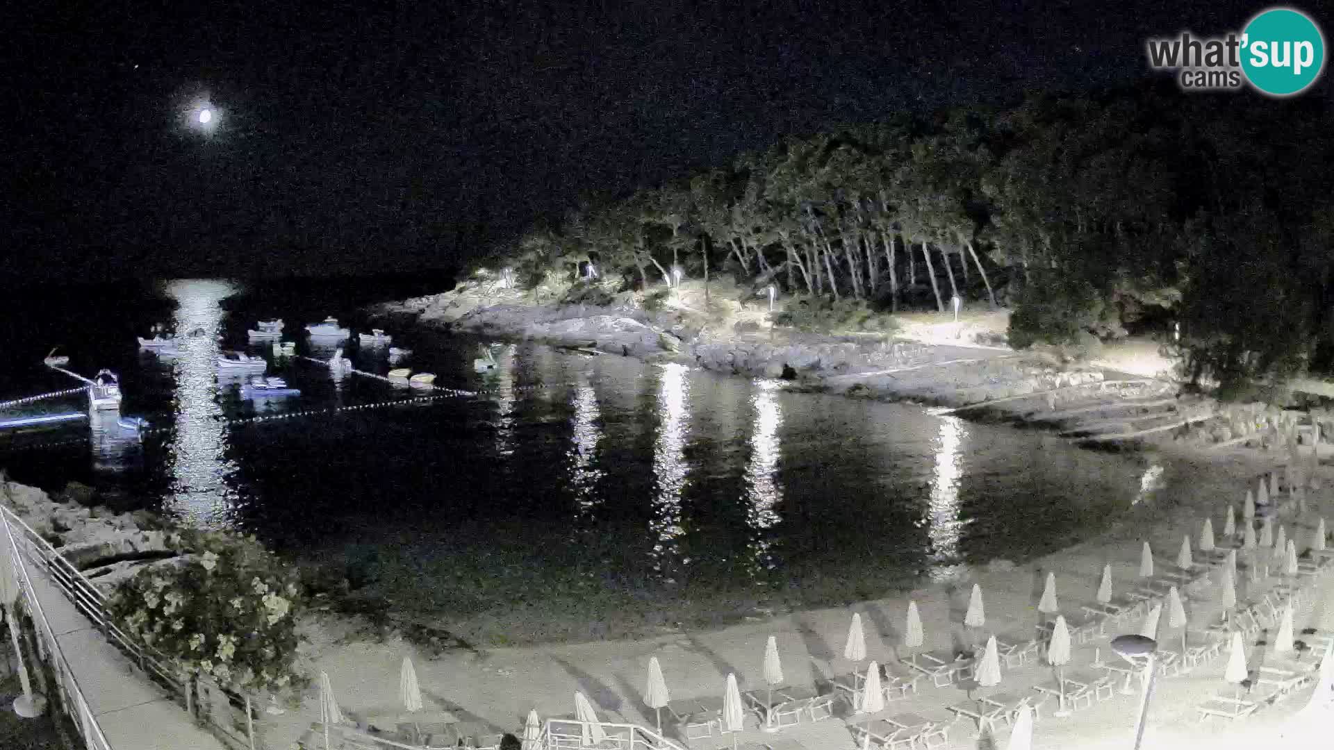 Spletna Kamera Mali Lošinj – plaža Sunčana uvala – Veli Žal