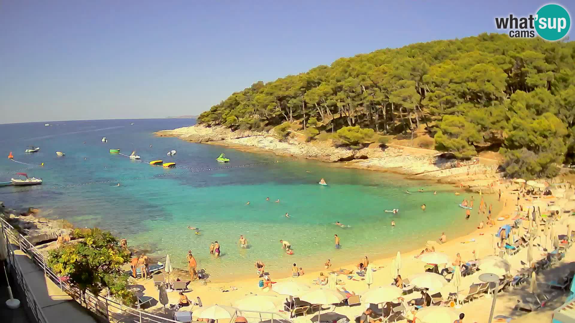 Webcam Mali Lošinj – playa Sunčana uvala – Veli Žal